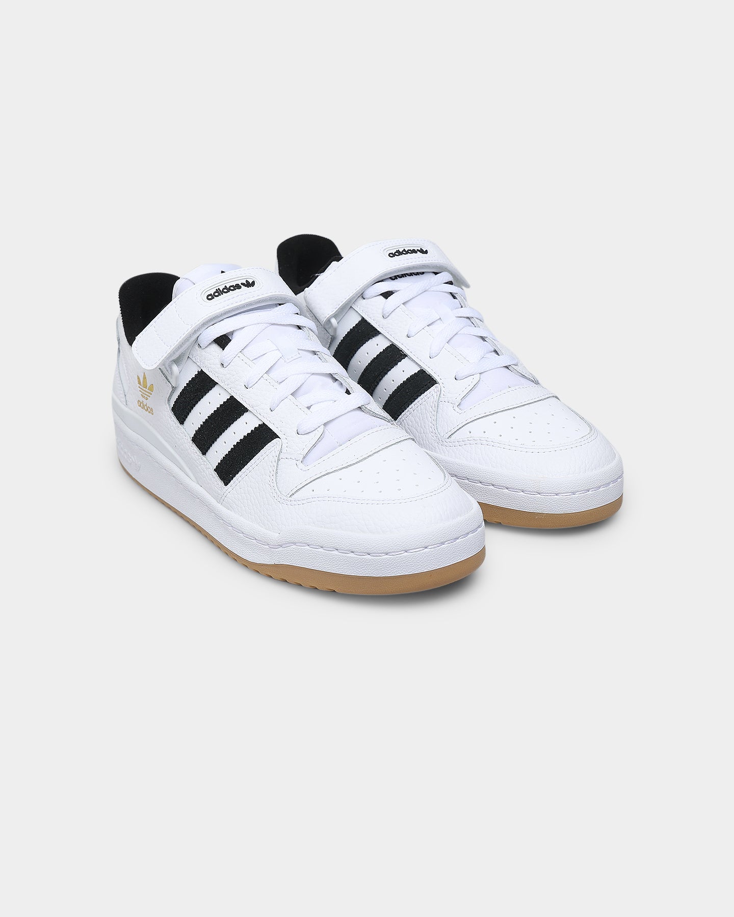 Adidas Forum Low Sneakers - White, Black & Gold Colorway | Men's & Women's Casual Shoes for Streetwear & Everyday Wear