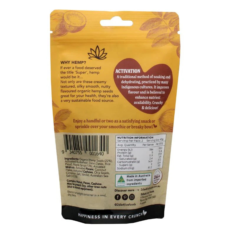 2Die4 Activated Organic Hemp Gummies for Sleep & Stress Relief - Natural Relaxation Supplement for Adults - Perfect for Nighttime Use, Anxiety Relief & Daily Wellness