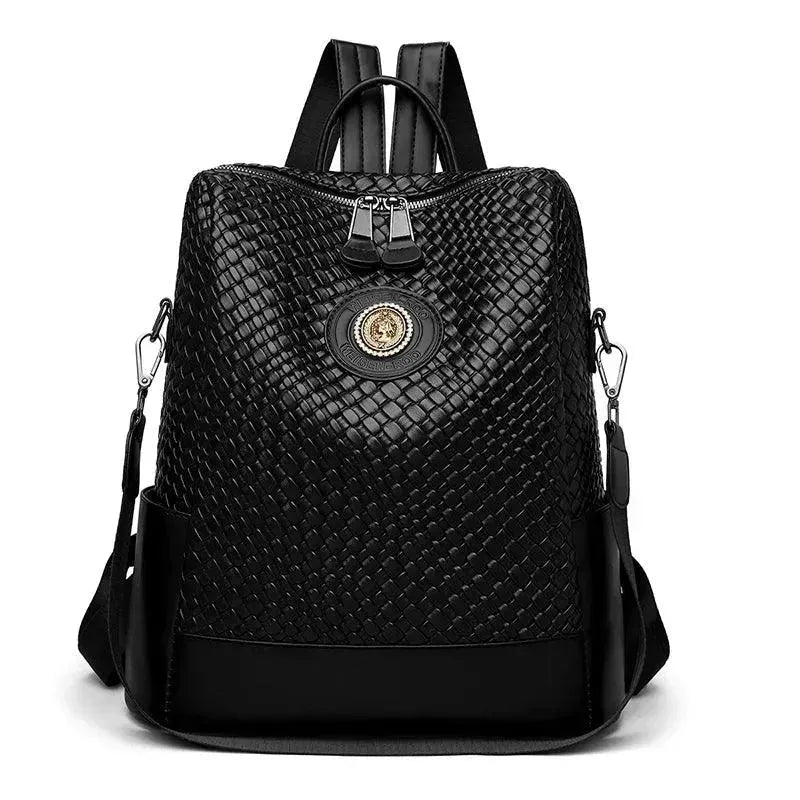Luxury Designer Women's Backpack - Stylish Leather Laptop Bag for Work, Travel & College | Waterproof & Spacious