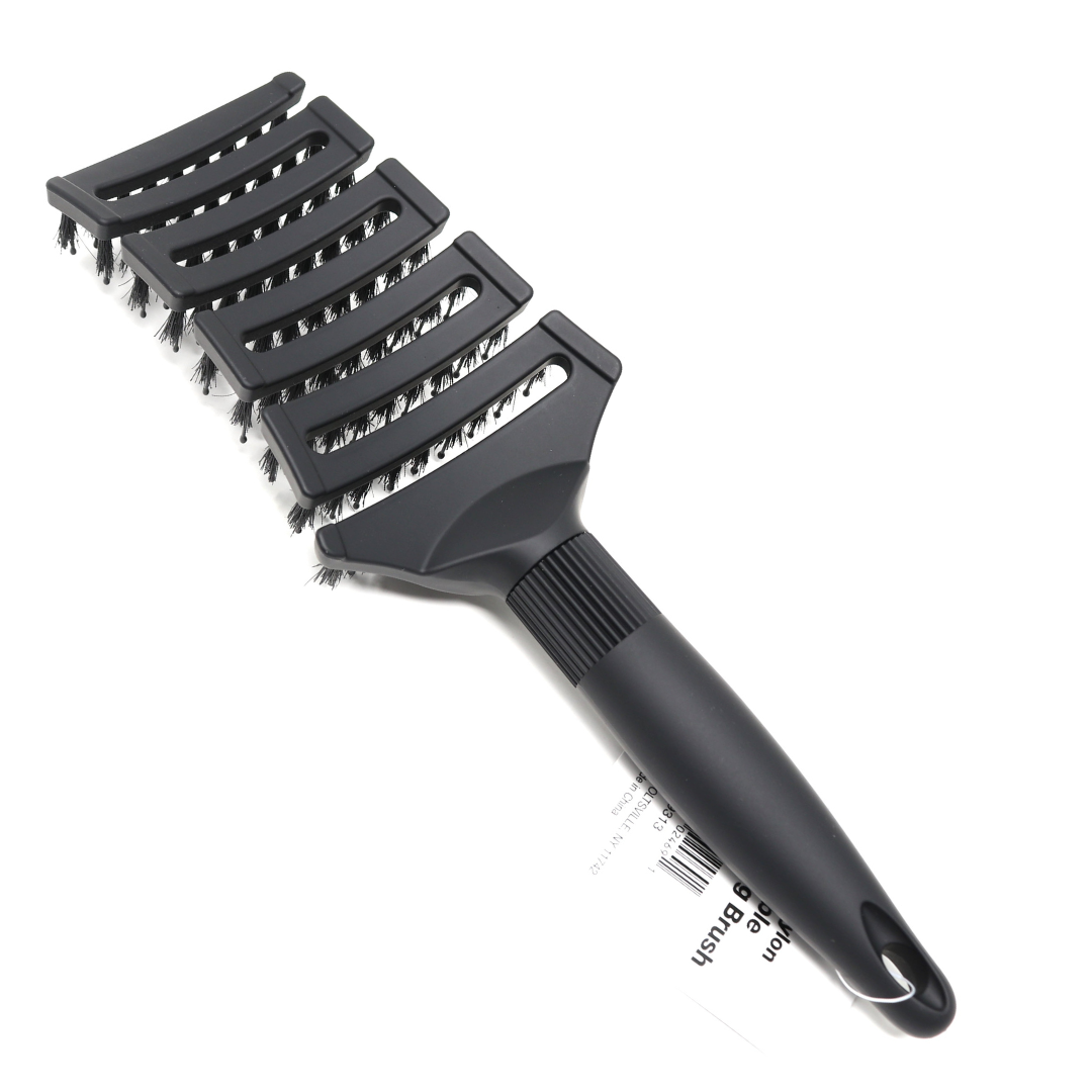 Scalpmaster Boar & Nylon Bristle Detangling Hair Brush for Smooth, Tangle-Free Hair - Perfect for Daily Styling, Salon Use & Travel