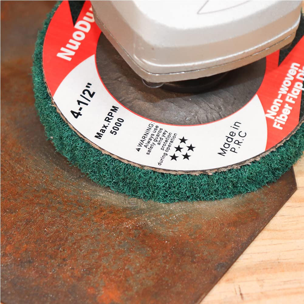 10Pcs 180 Grit Flap Discs for Angle Grinder - 4.5 Inch Coarse Sanding Discs, Paint & Rust Remover, Metal Polishing Wheel - Perfect for Metalworking, Wood Sanding & Surface Preparation