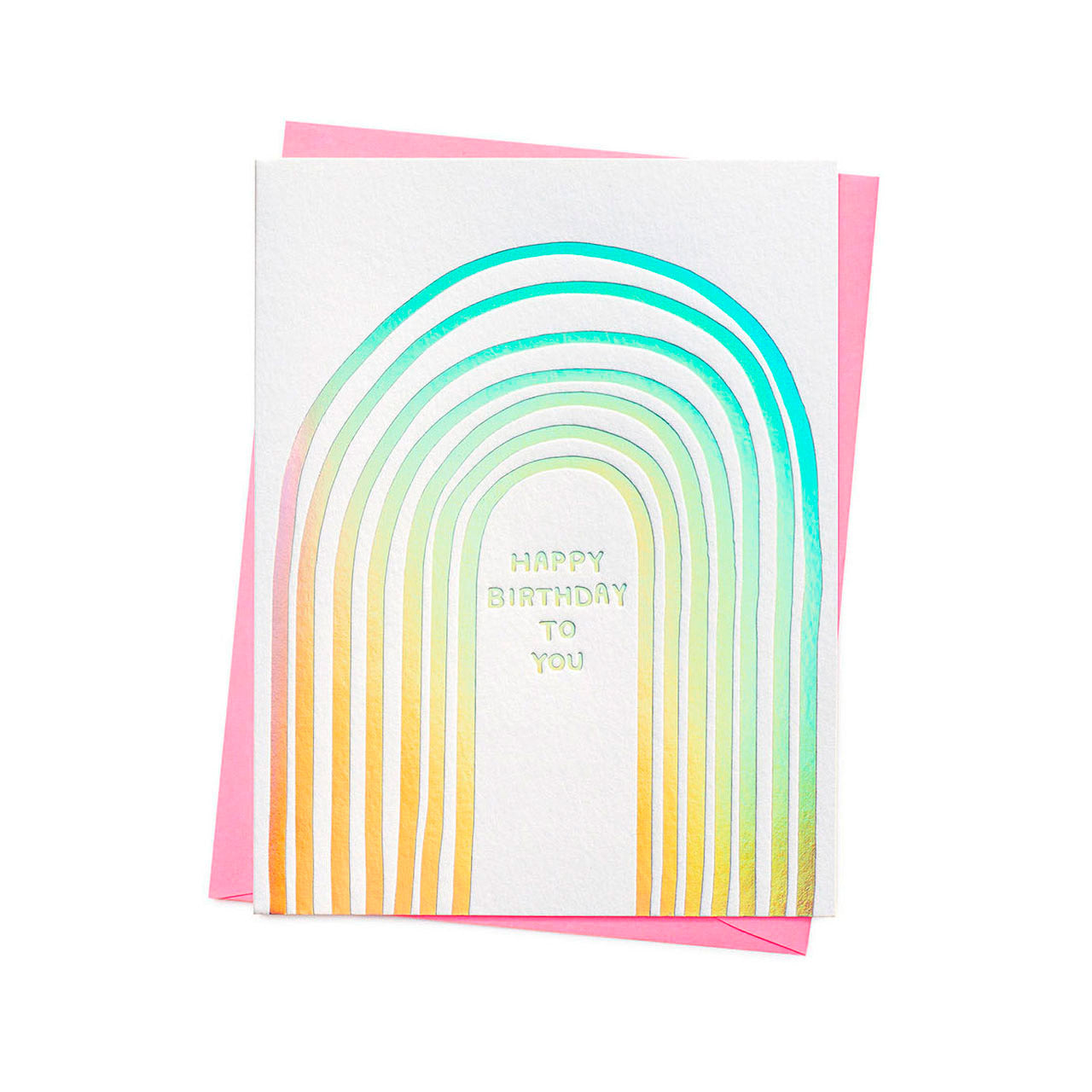 Rainbow Birthday To You - Colorful Birthday Greeting Card for Kids & Adults - Perfect for Parties, Celebrations & Special Occasions