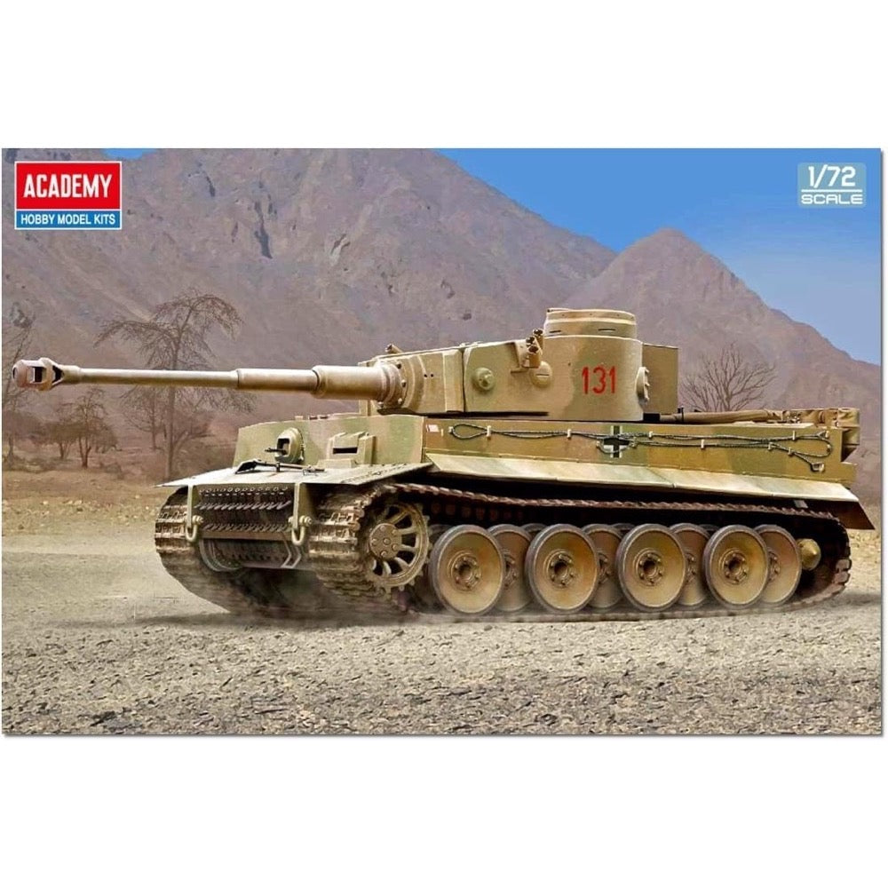 1/72 Scale Academy 13422 Pz. VI Tiger I Model Kit - WW2 German Tank for Collectors & Hobbyists | Perfect for Military History Enthusiasts & Scale Model Displays