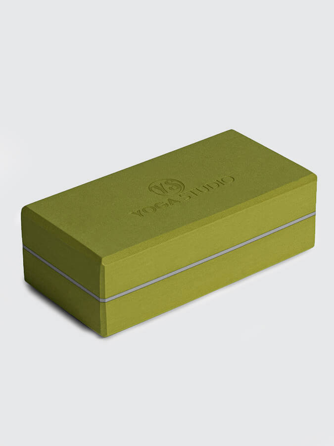 Premium EVA Yoga Block - Dual Color Non-Slip Yoga Brick for Home & Studio Workouts - Ideal for Yoga, Pilates, and Fitness Training