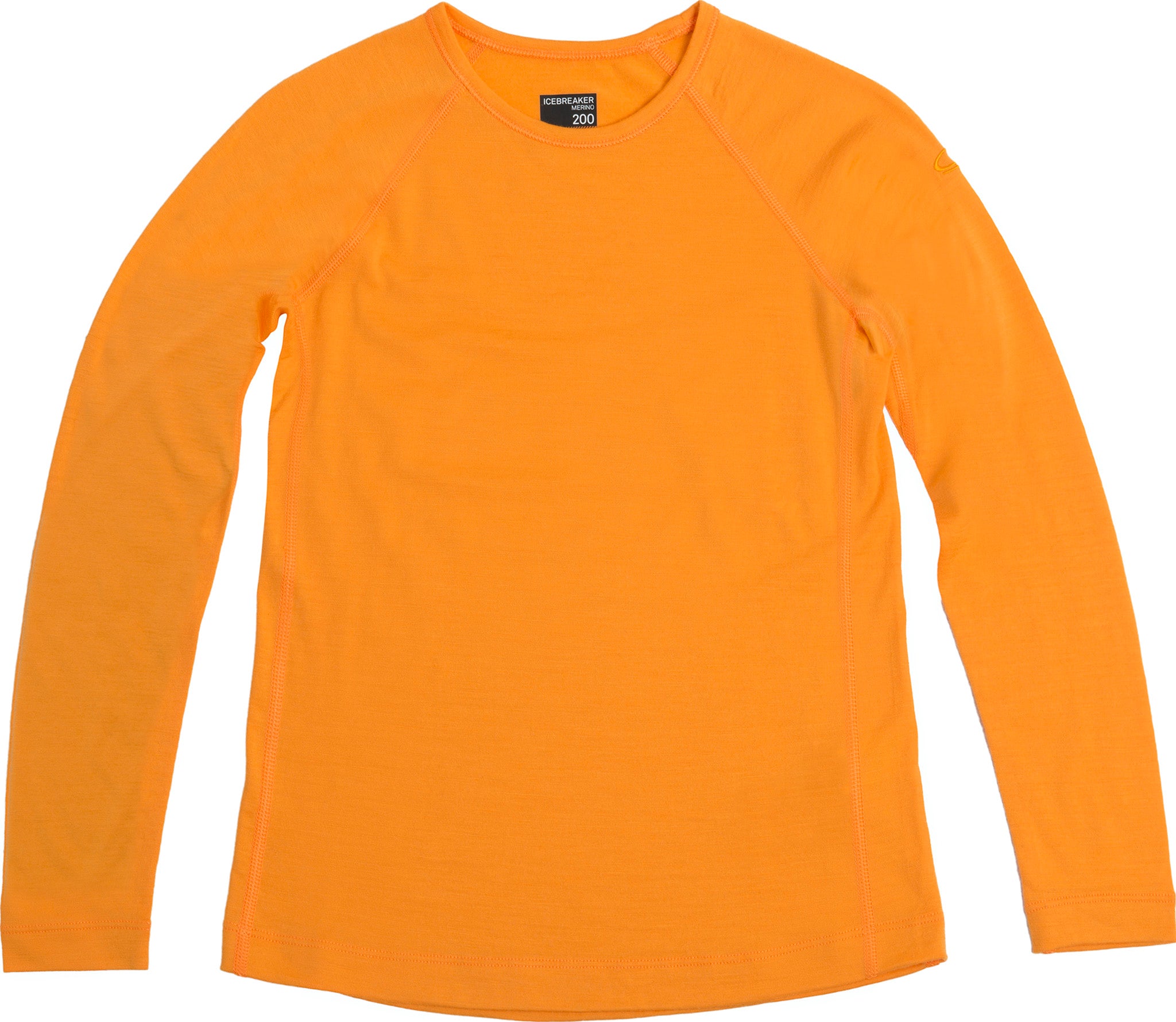 200 Oasis Merino Wool Long Sleeve Thermal Crew Neck Top for Kids - Warm Winter Base Layer for Outdoor Activities & Cold Weather