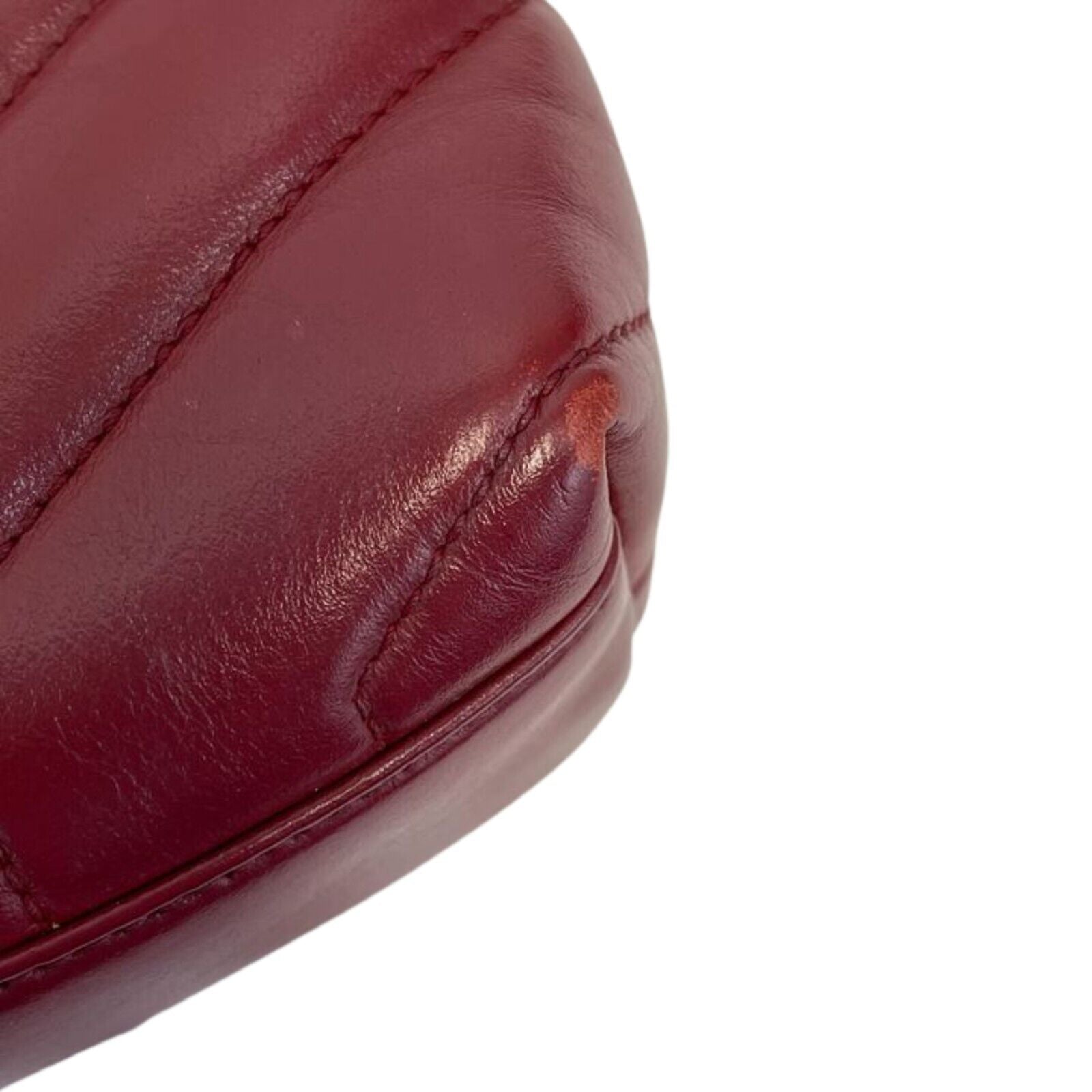 Saint Laurent LouLou Toy Quilted Y Leather Crossbody Bag in Red Cranberry - Perfect for Date Nights, Parties & Everyday Elegance