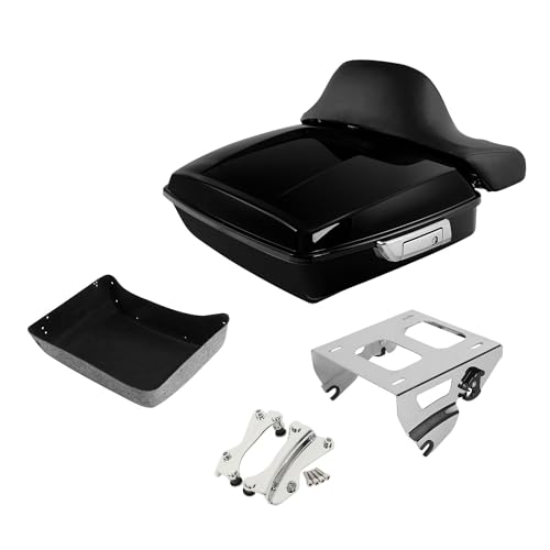 Chrome Solo Mount Rack Tour Pack Set Style #2