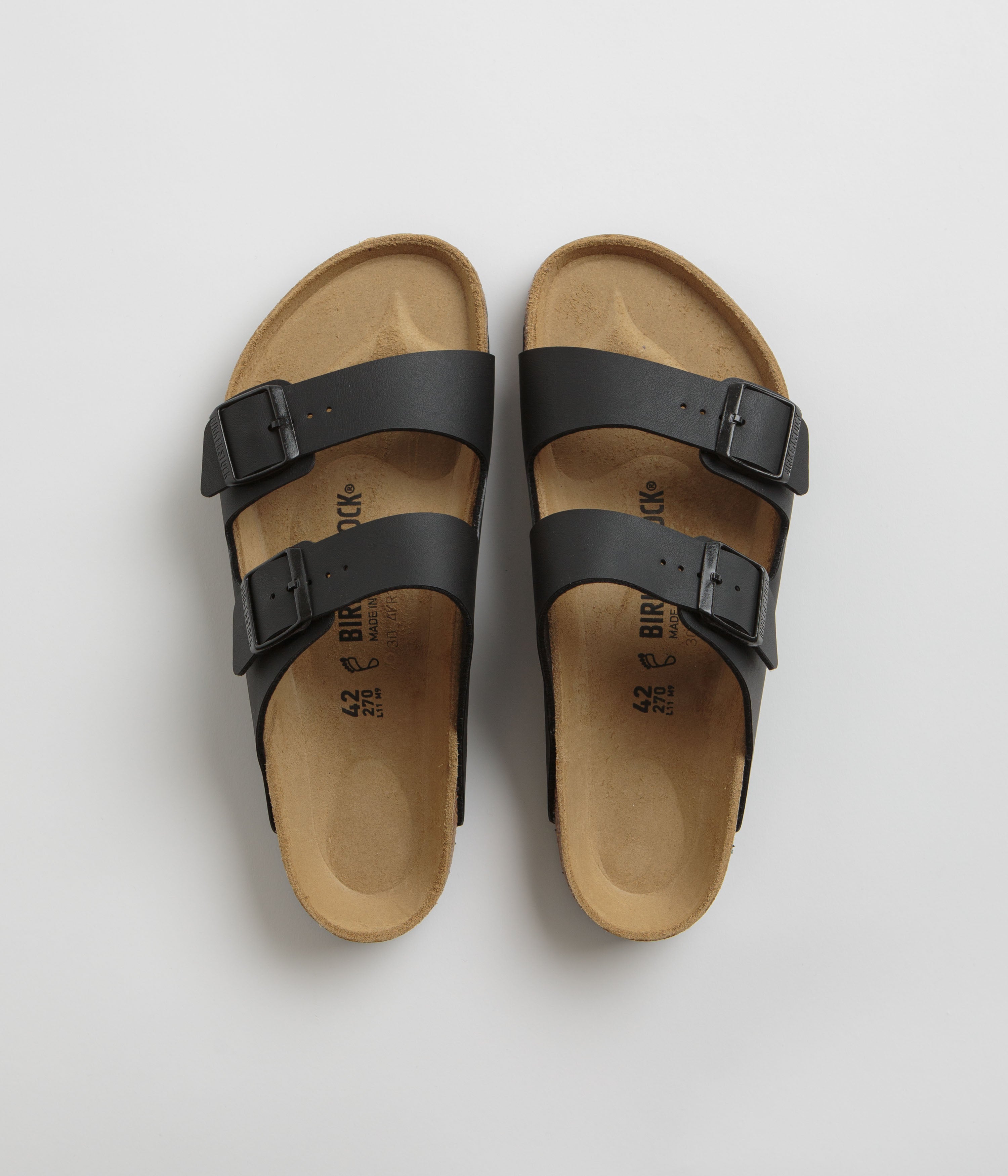 Birkenstock Arizona BF Sandals for Men & Women - Comfortable Cork Footbed Sandals in Black | Perfect for Casual Wear, Beach, and Outdoor Activities