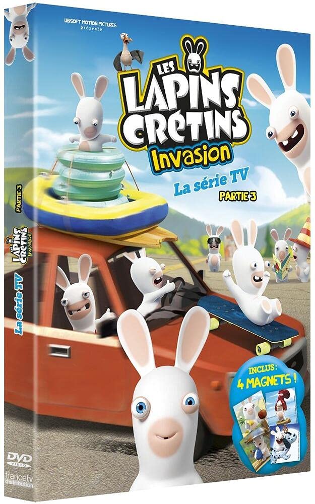 Rabbids Invasion: Part 3 Limited Edition DVD with Bonus Magnets - Perfect for Kids' Birthday Gifts & Family Movie Nights