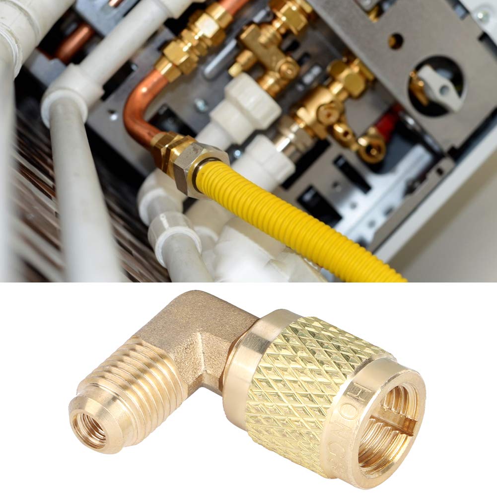 R410A AC Adapter - High-Quality Brass Air Conditioner Fitting for HVAC Systems | Durable & Reliable for Home & Commercial Cooling Units