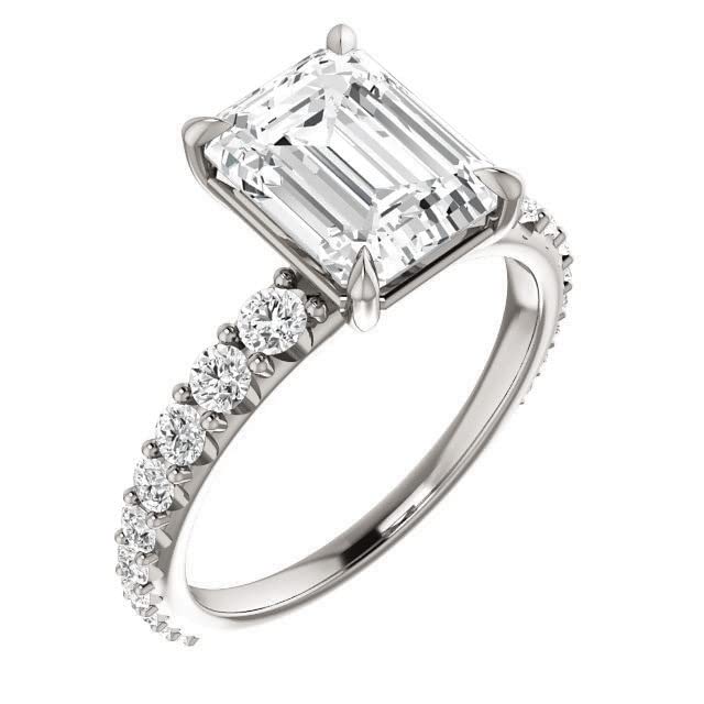 2 CT Oval Moissanite Engagement Ring Set for Women - Colorless Moissanite Wedding Band, Bridal Set, Promise & Anniversary Ring - Durable Jewelry Gift for Her - Perfect for Proposals, Weddings & Special Occasions