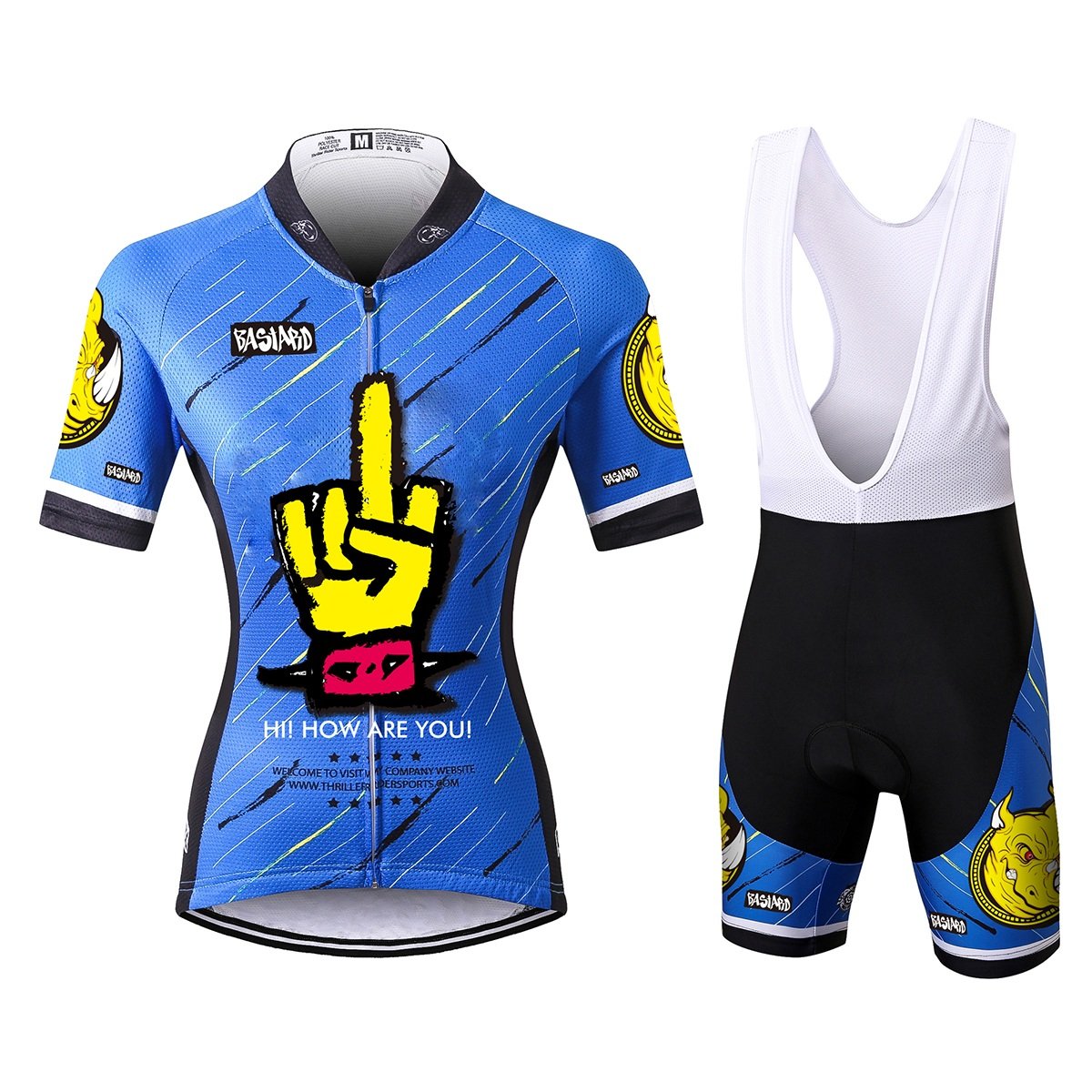 Women's Funny Mountain Bike Jersey - Thriller Rider Sports Short Sleeve Cycling Shirt for Outdoor Adventures | Perfect for Trail Riding & Cycling Enthusiasts