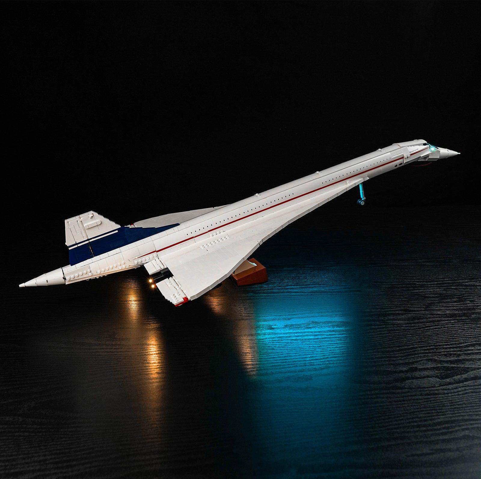 LED Lights Kit for Lego Concorde Icons 10318 - Enhance Your Model with Realistic Lighting Effects | Perfect for Display & Nighttime Play
