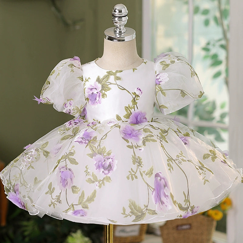Elegant Baby Flower Baptism Dresses for Girls - Toddler Formal Christening Gowns - Perfect for Baptism Ceremonies, Christenings & Special Occasions