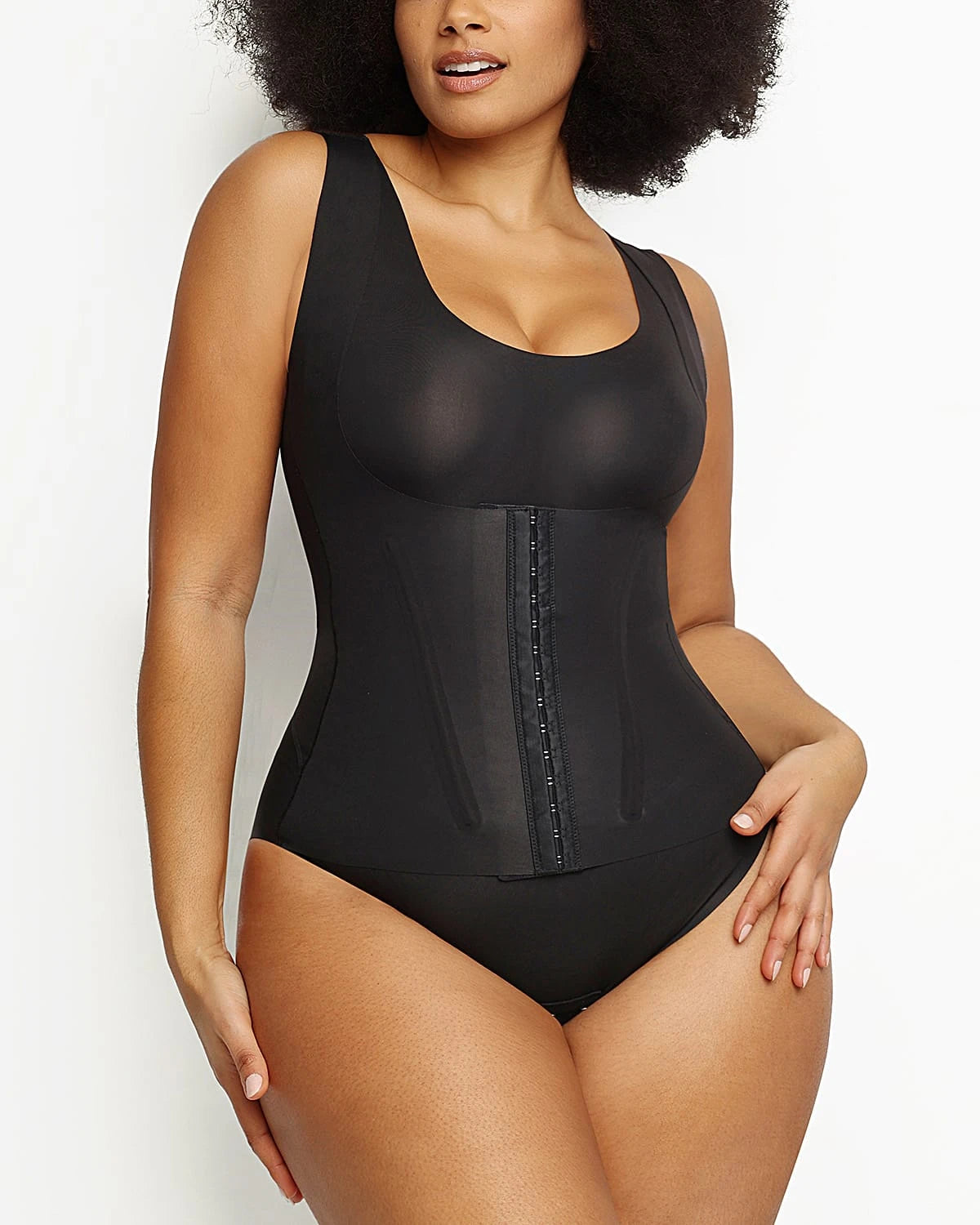 AirSlim® 3-in-1 Shaping Tank Top for Women - Slimming Shapewear Bodysuit with Built-in Bra - Perfect for Workout, Yoga & Everyday Wear