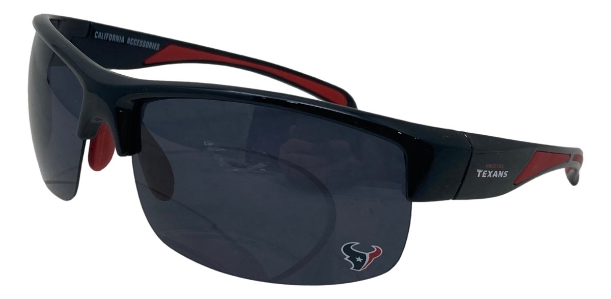 Houston Texans Blade Polarized Sunglasses for Men & Women - UV Protection Sports & Driving Shades - Perfect for Outdoor Activities, Beach, Fishing & Golf