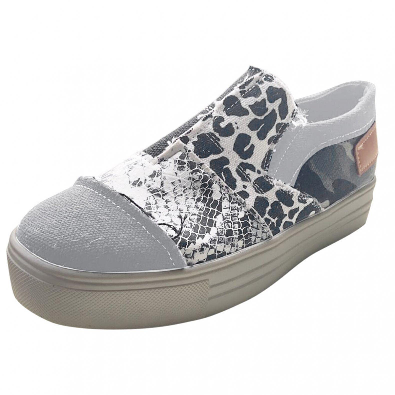 Masbird Women's Slip-On Sneakers - Memory Foam Walking Shoes for Women | Comfortable Casual Loafers & Fashion Canvas Shoes | Perfect for Walking, Travel & Everyday Wear