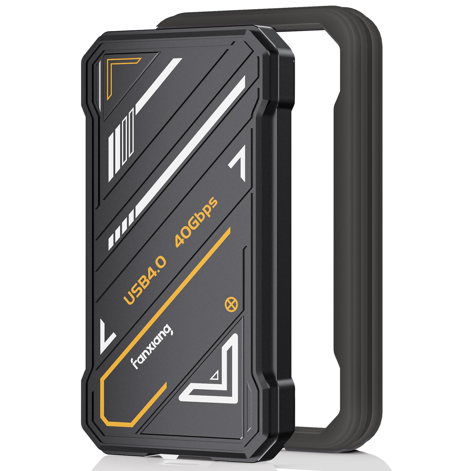 500GB External SSD - USB 4.0 Portable Solid State Drive with 3800MB/s Speed | Thunderbolt 3/4 Compatible | Type-C External Hard Drive for iPhone 15/Pro, PC, Laptops, Gaming & Professionals | Perfect for 4K Video Editing, Fast File Transfers & PS5/PS4 Game Storage