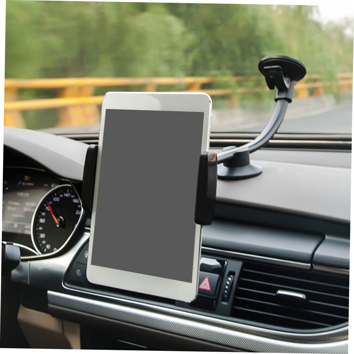 Universal Car Tablet and Phone Mount Holder - 2 Pack for Hands-Free Driving, GPS Navigation & Entertainment - Compatible with All Smartphones and Tablets up to 12.9