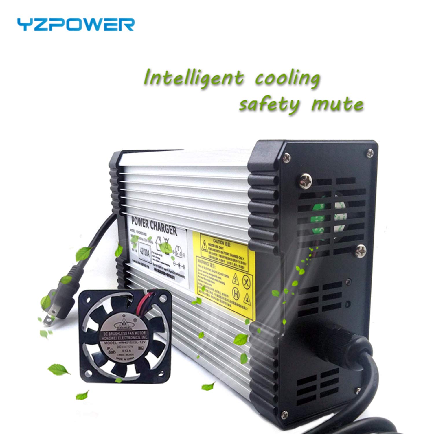 YZPOWER 84V 5A Lithium Battery Charger for 72V Battery Packs with Anderson Connector - Fast Charging for Electric Bikes, Scooters, and Medical Equipment