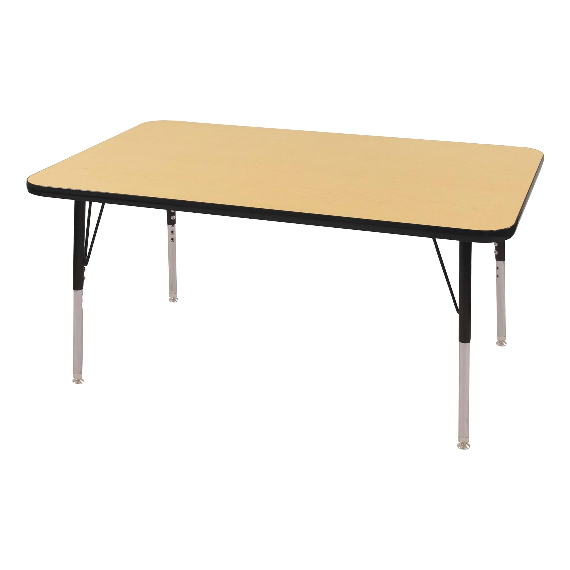 Adjustable Height Classroom Activity Table for Kids & Adults - Durable Rectangular Study Desk for School, Home & Office - Perfect for Learning, Crafting & Group Projects