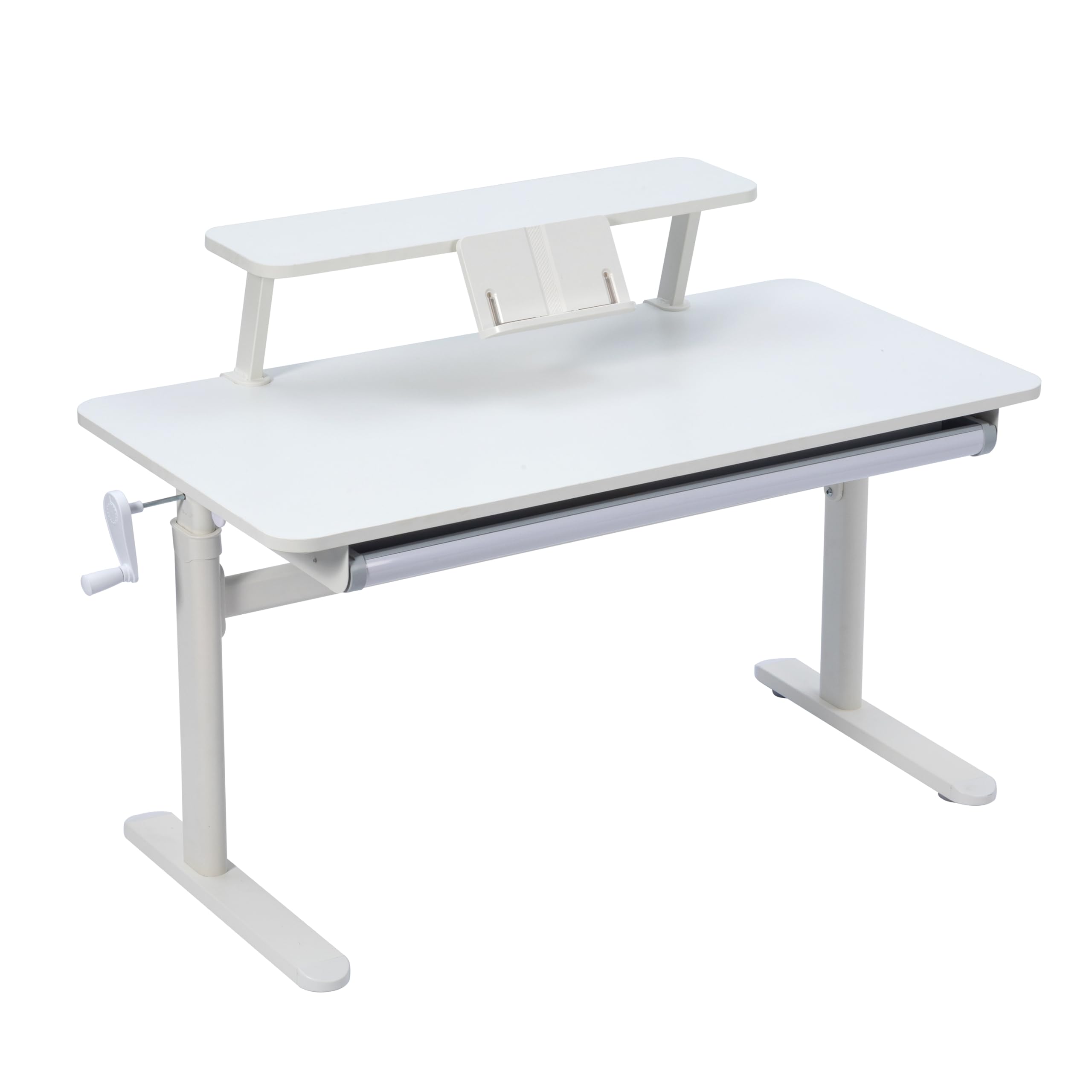 **Adjustable Kids Study Desk with Detachable Bookshelf - 47
