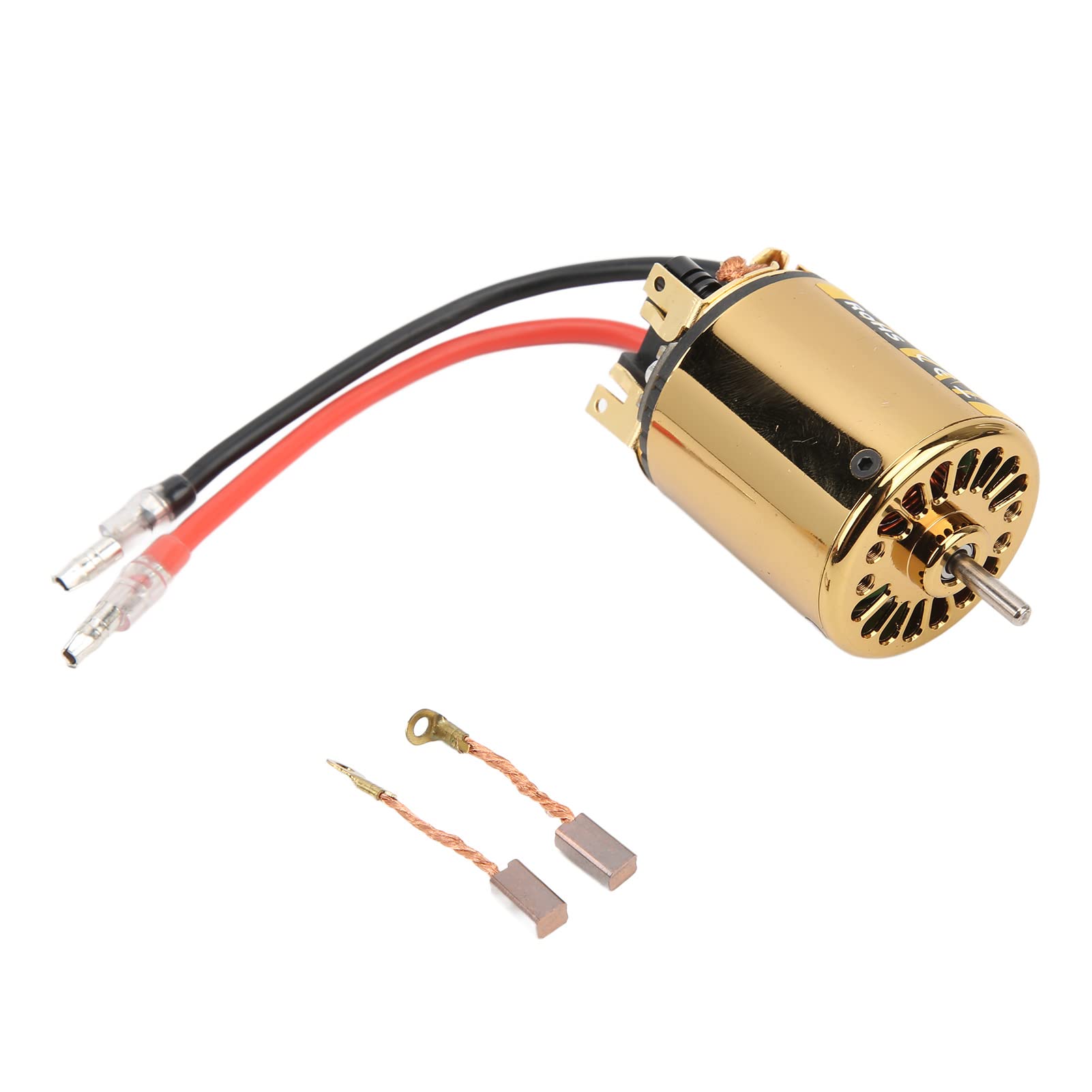 Talany 1/10 Scale RC Car Brushed Motor - CNC High Hardness Steel Shell, 5 Slot Design for RC Crawler Vehicles | Perfect for Off-Road Racing, Rock Crawling & RC Car Upgrades
