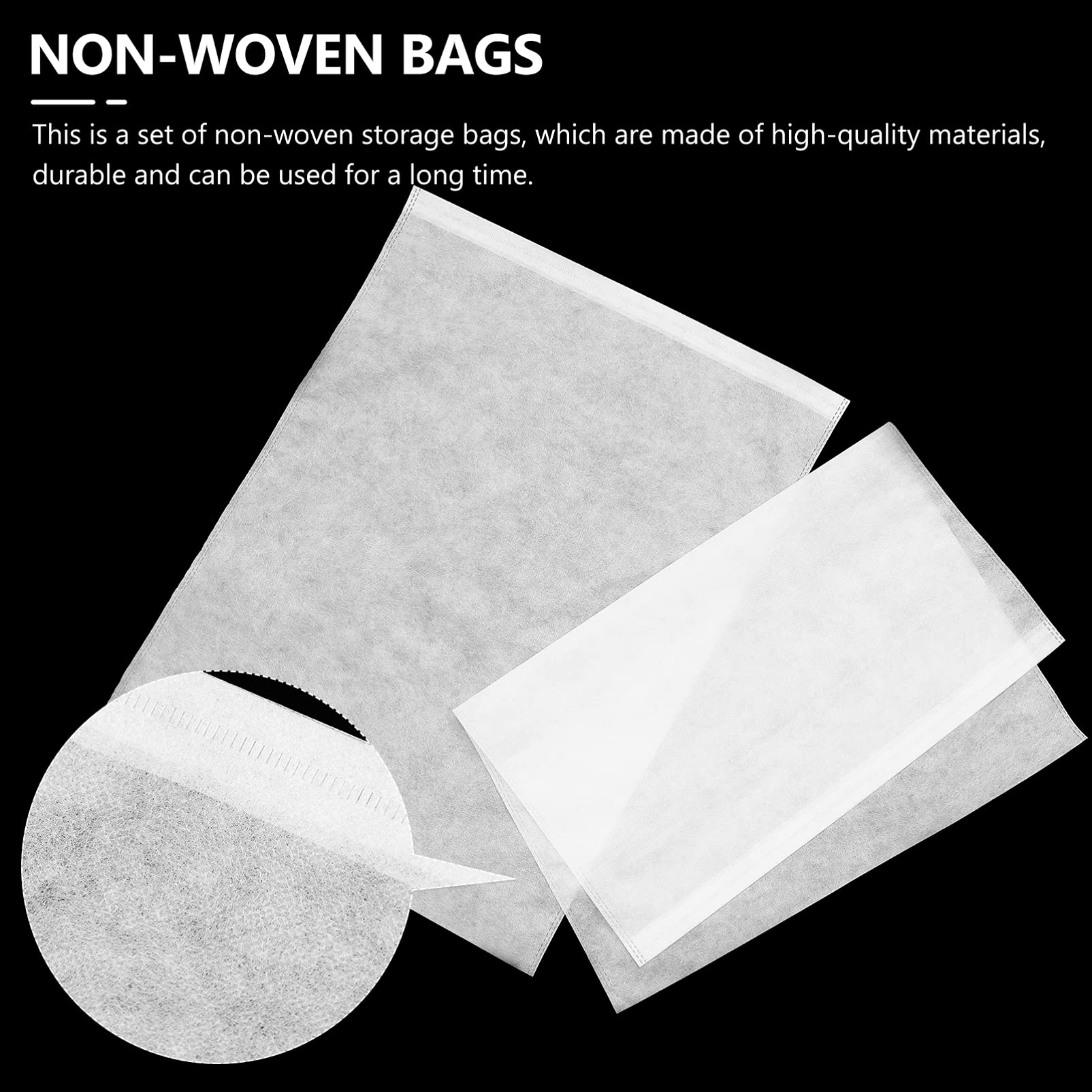 50Pcs Shoe Storage Bags - Non-Woven Fabric Pouches for Shoes, Handbags & Clothes | 70x55cm Space-Saving Organizer | Perfect for Travel, Closet Organization & Seasonal Storage