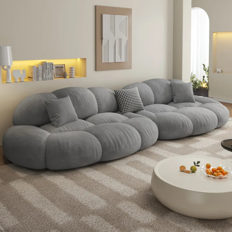 Modular Loveseat for Living Room - Contemporary Velvet Sofa Set with Chaise Lounge | Perfect for Small Spaces, Apartments & Cozy Home Decor