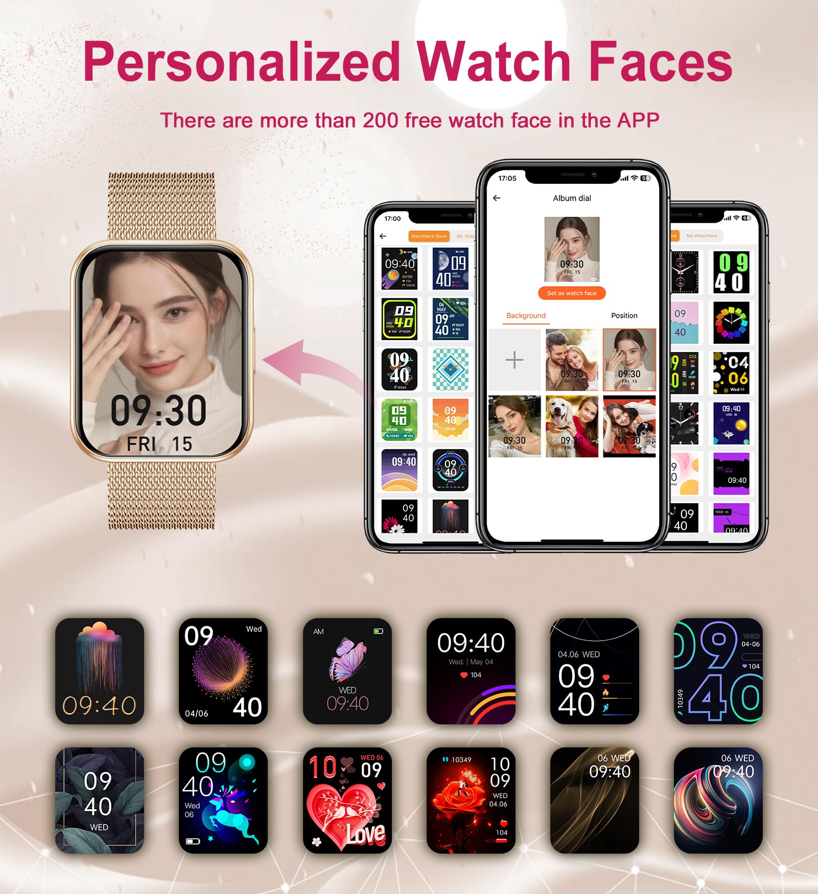 Smart Watch for Women - 1.8