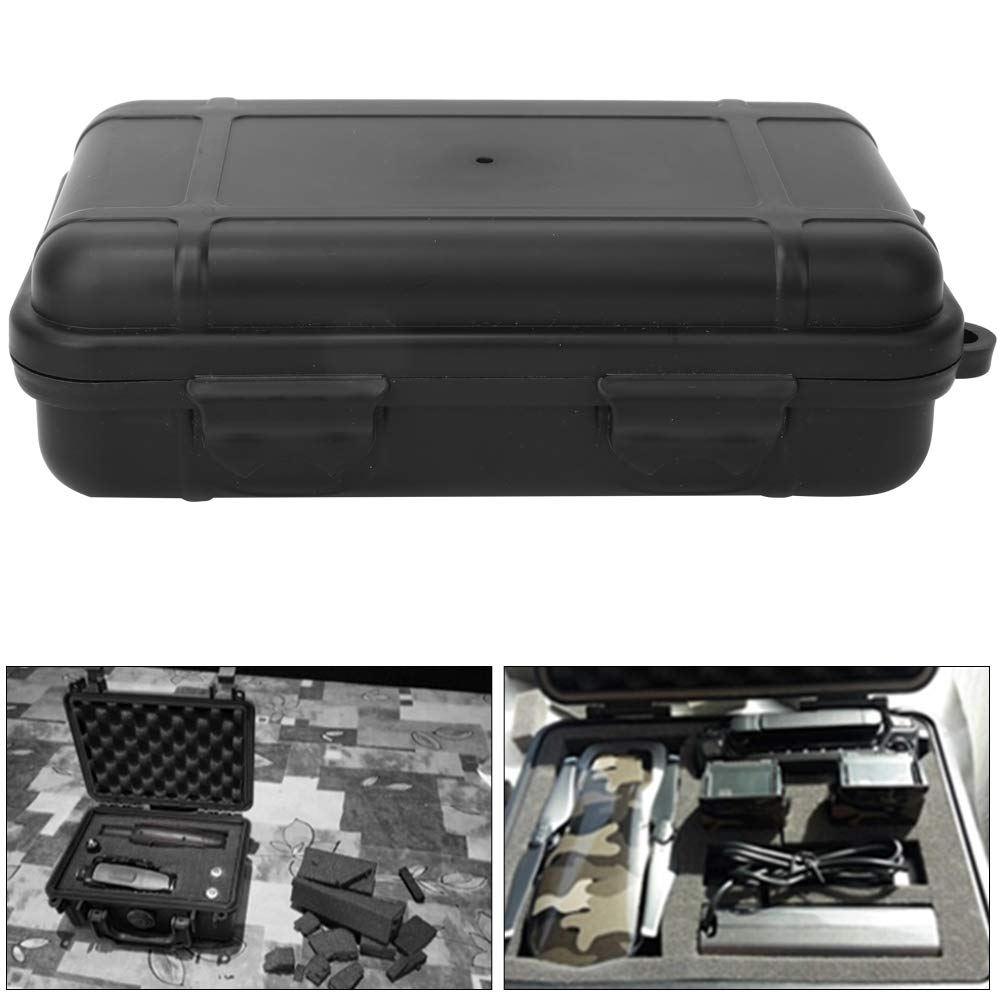 Waterproof ABS Shockproof Storage Box - Outdoor Dry Box for Fishing, Camping, Boating | Sealed Safety Equipment Case for Marine, Hiking & Emergency Supplies