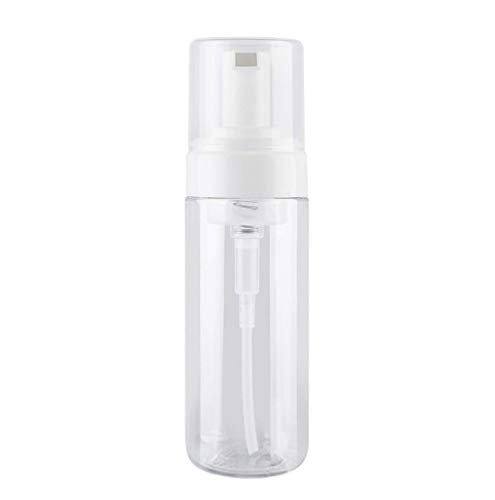 PHARCOS 100ml White BPA-Free Foaming Soap Dispenser - Refillable Leak-Proof Foam Pump Bottle for Liquid Soap, Castile Soap & Shampoo - Perfect for Bathroom, Kitchen & Travel Use (1 Pack)