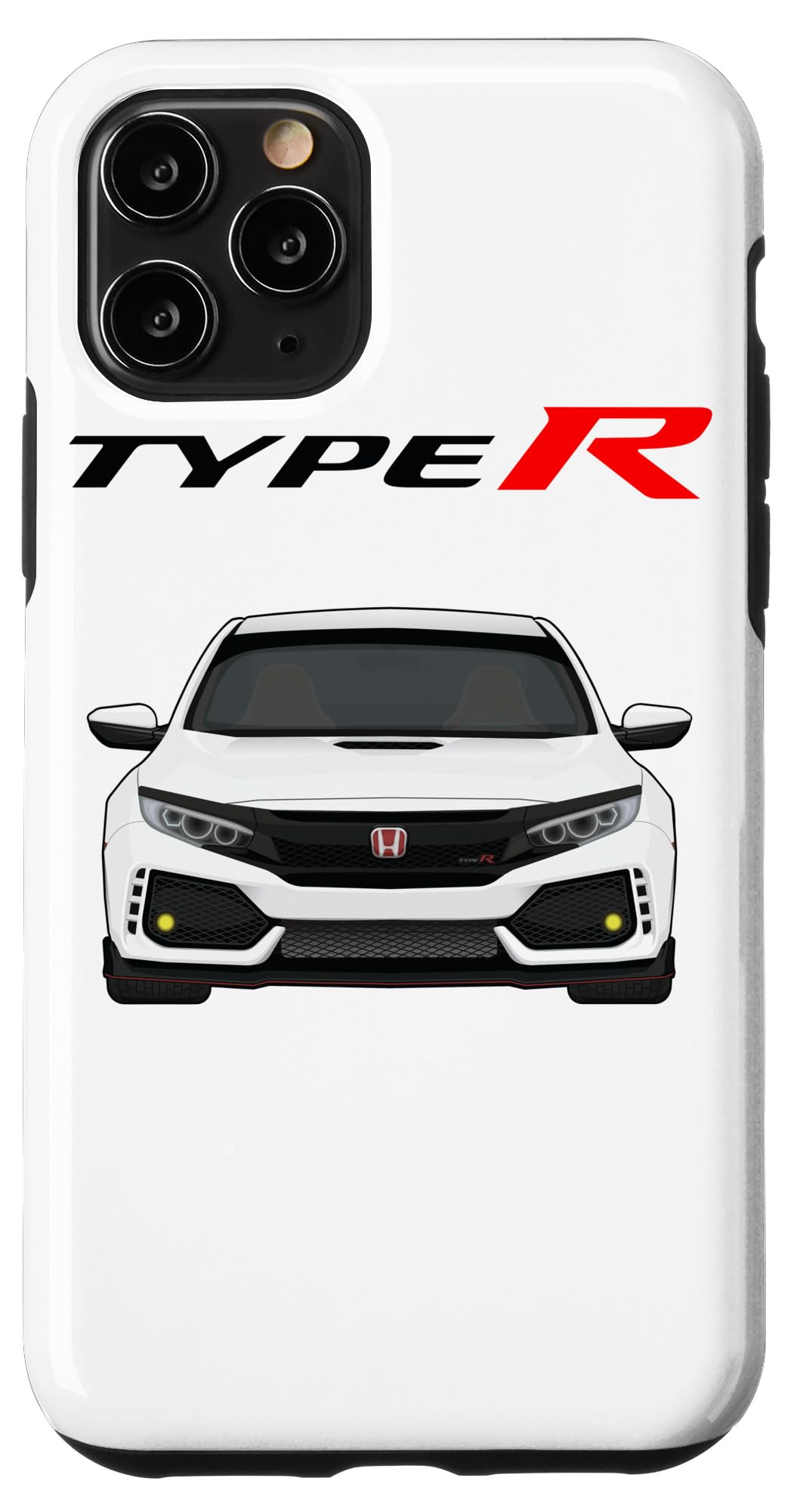 iPhone 11 Pro Case - FK8 Type R Championship White - Premium Protective Cover for iPhone 11 Pro - Perfect for Racing Enthusiasts & Honda Civic Fans
