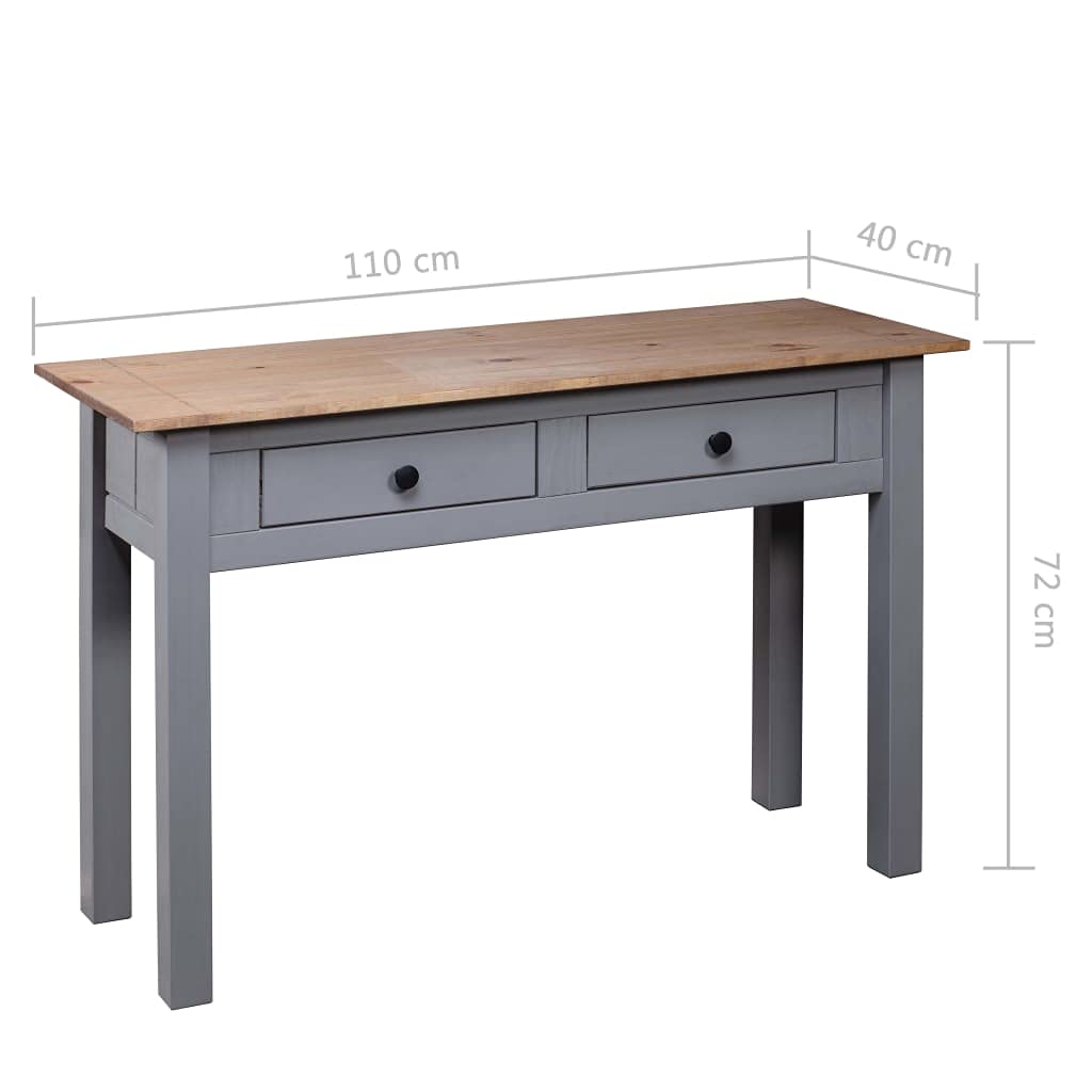 Modern Wooden Writing Computer Desk with 2 Storage Drawers - 43.3
