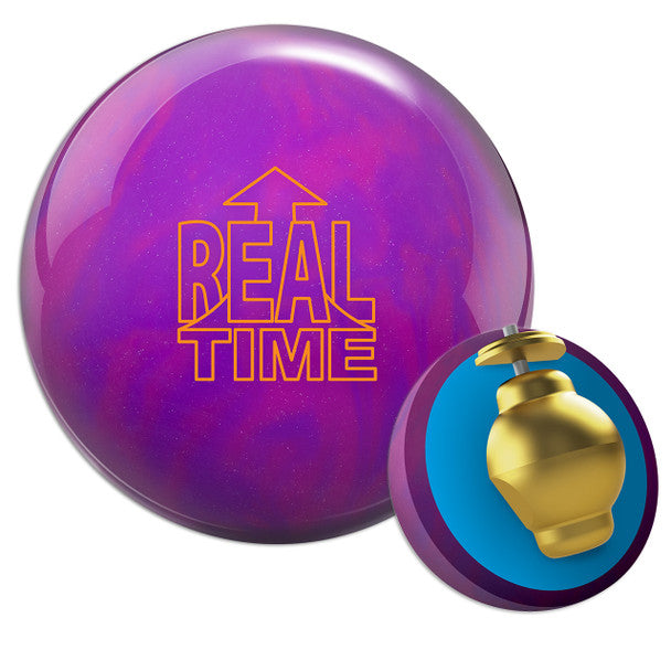 Premium Ebonite Real Time Bowling Ball for Professional & League Bowlers – Perfect for Strikes, Spares & Tournament Play