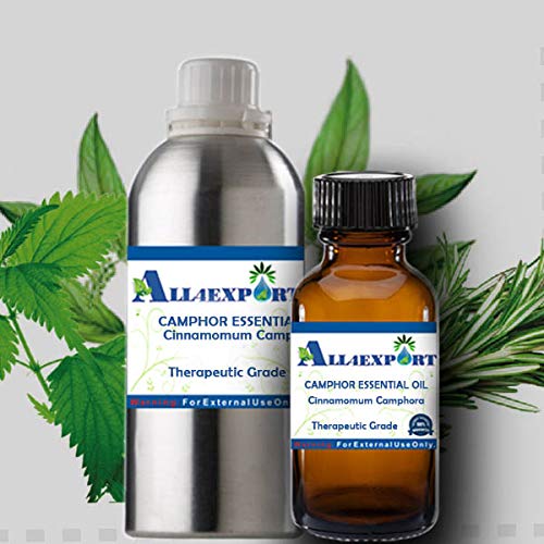 Pure Camphor Essential Oil (Cinnamonum Camphora) - 550ml Undiluted Natural Aromatherapy Oil for Diffusers, Massage & Stress Relief