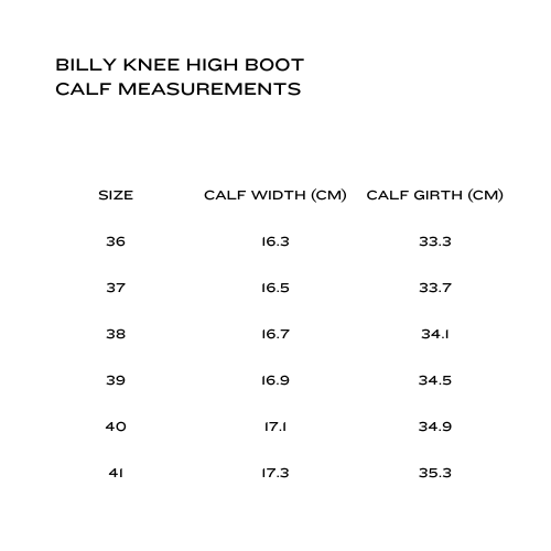 Billy Knee High Boots for Women - Stylish Black Leather Boots | Perfect for Fall, Winter & Casual Outfits