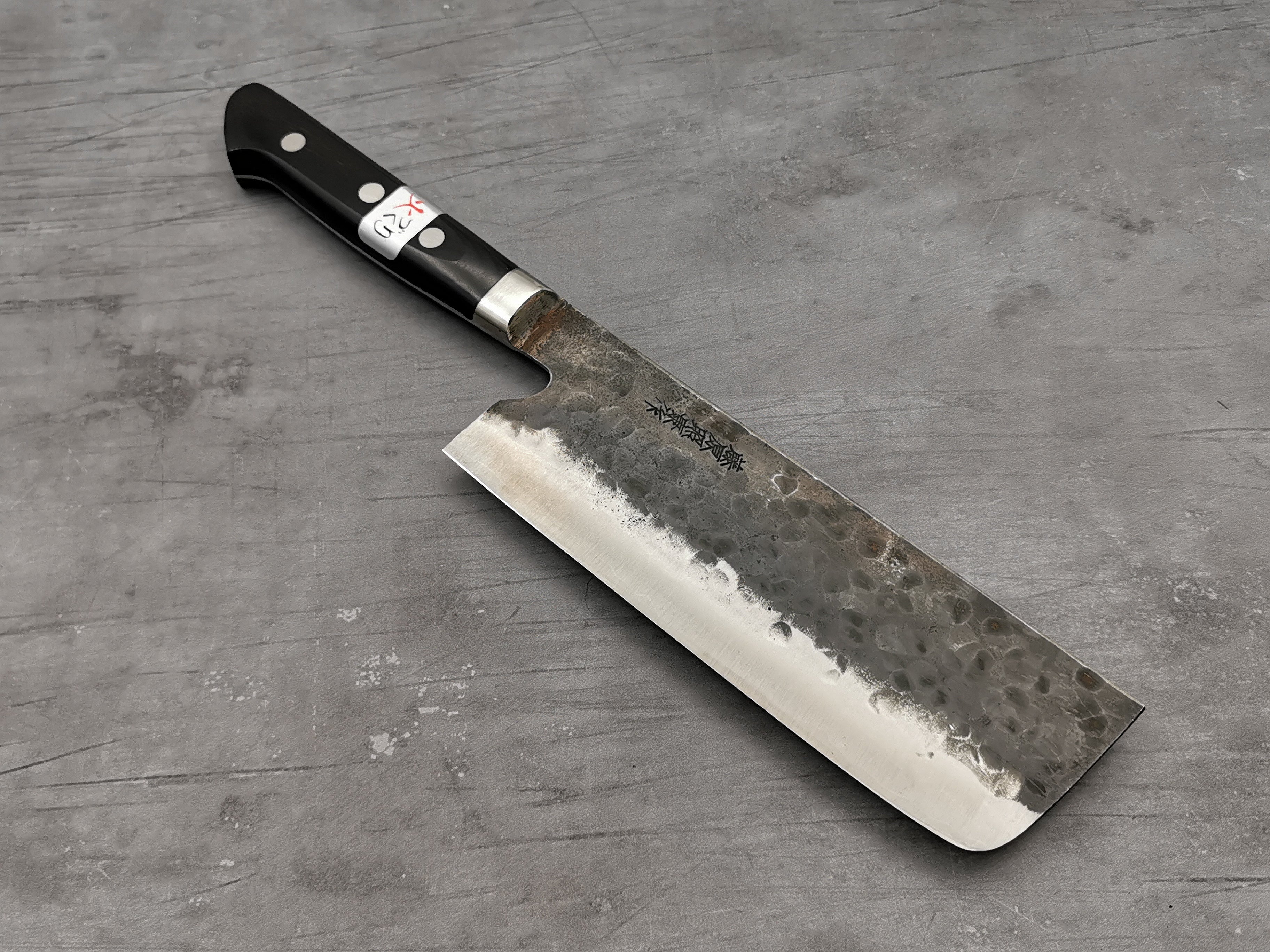Premium Fujiwara Denka Nakiri Knife - Japanese High-Carbon Steel Vegetable Knife for Professional Chefs & Home Cooking - Perfect for Slicing, Dicing & Chopping Vegetables
