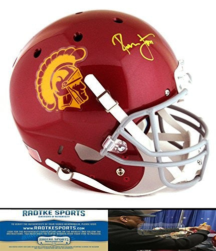 Ronnie Lott Autographed USC Trojans Schutt Full Size NCAA Football Helmet - Signed Collectible for Sports Memorabilia & Fan Cave Display