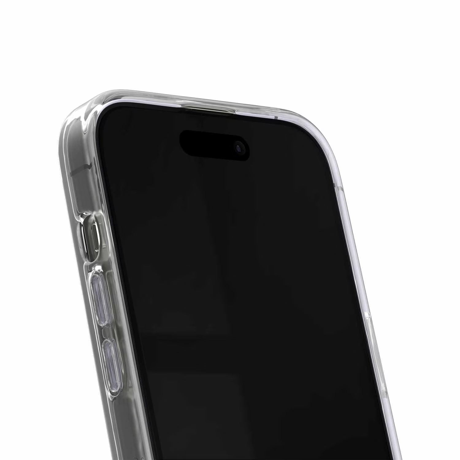 iPhone 15 Clear MagSafe Case with Floral Design - Slim Protective Cover for Wireless Charging | Perfect for Everyday Use, Work & Travel