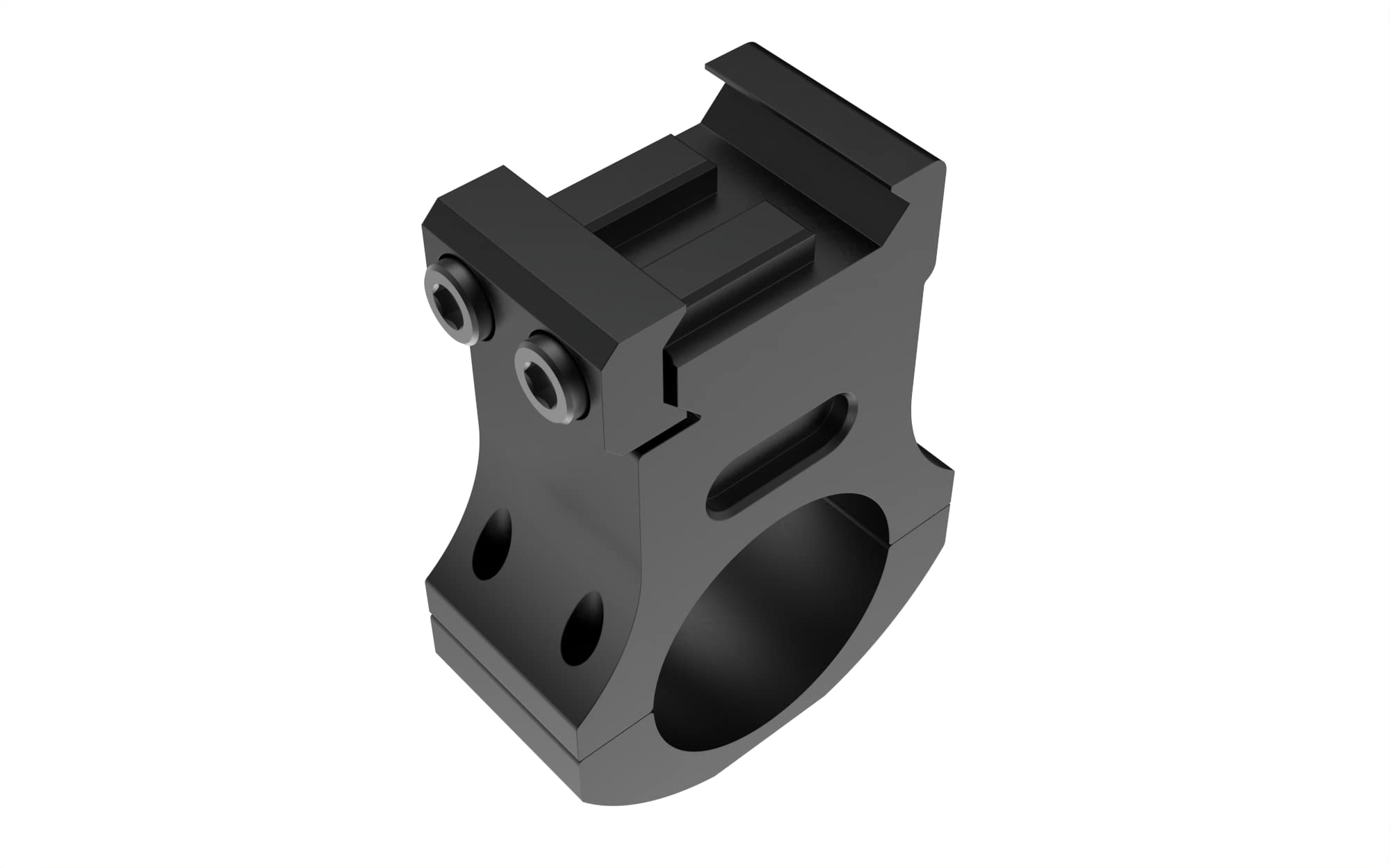 Monstrum Precision Picatinny Scope Rings with Integrated Level Bubble - 1 Inch Diameter for Rifle Scopes | Perfect for Hunting, Target Shooting & Long Range Precision