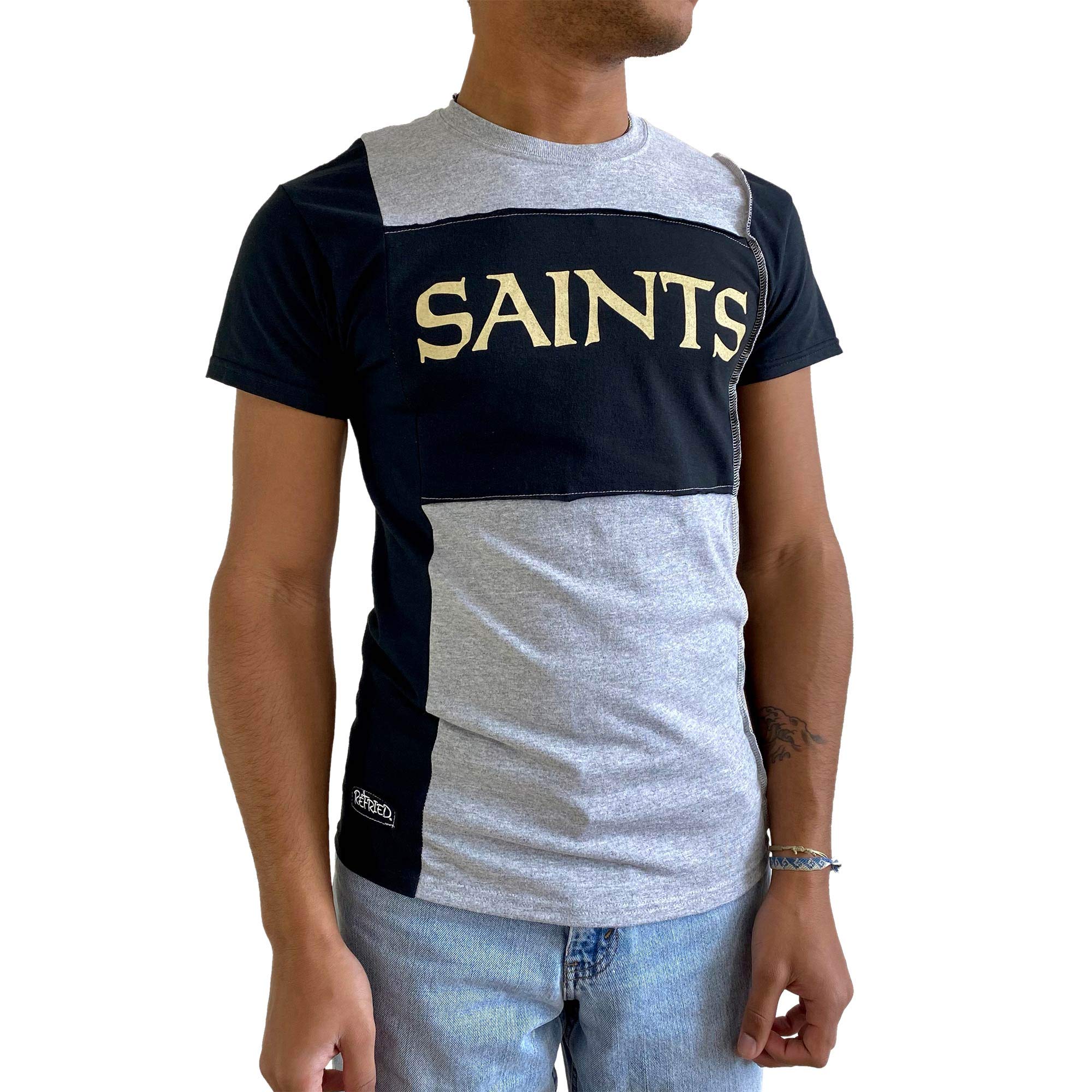 Eco-Friendly NFL Split T-Shirt for Men | Sustainable Refried Apparel | Game Day & Casual Wear