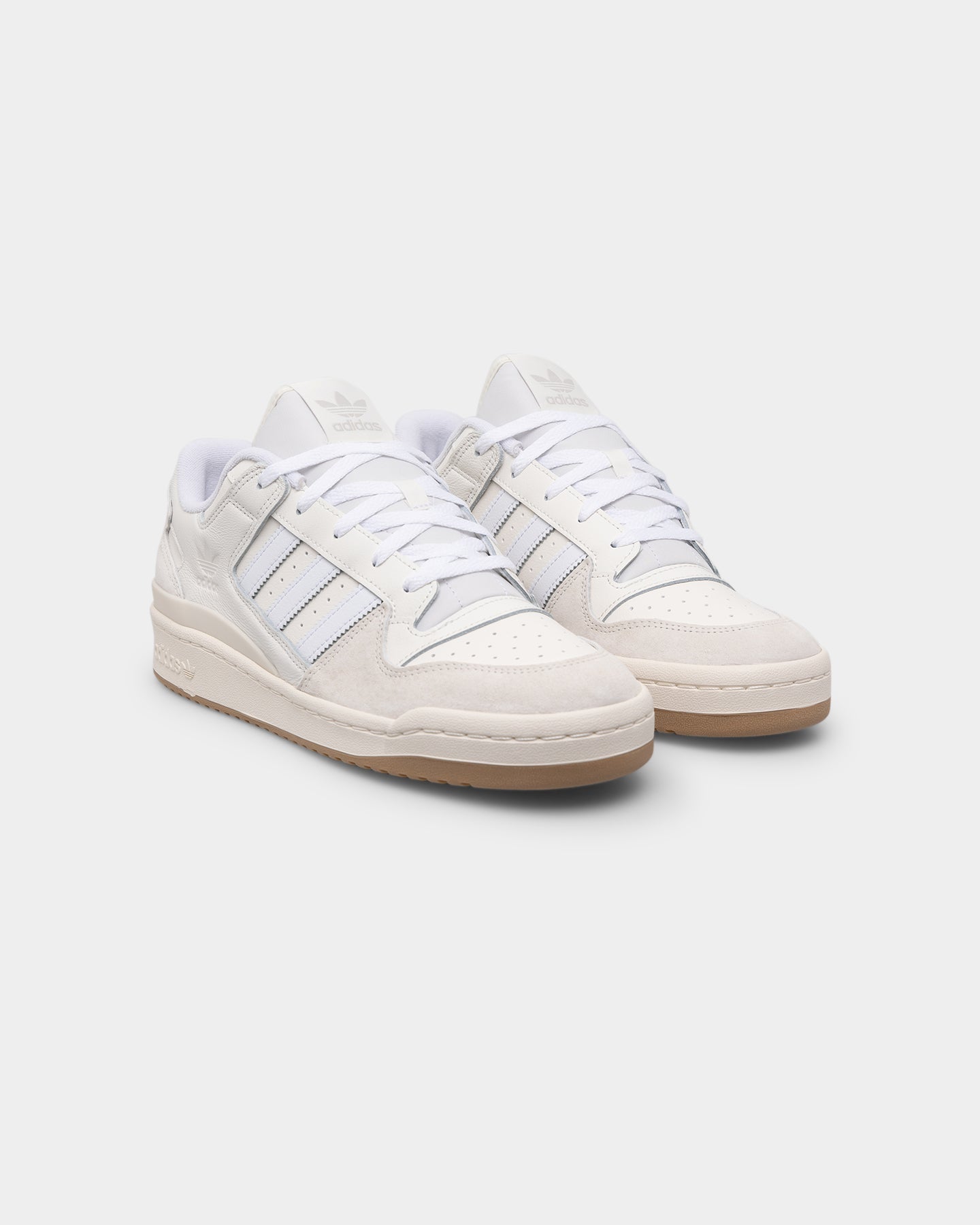 Adidas Forum Low Classic Sneakers - Chalk White/Cloud White/Footwear White - Casual Shoes for Men & Women | Perfect for Streetwear, Gym & Everyday Wear