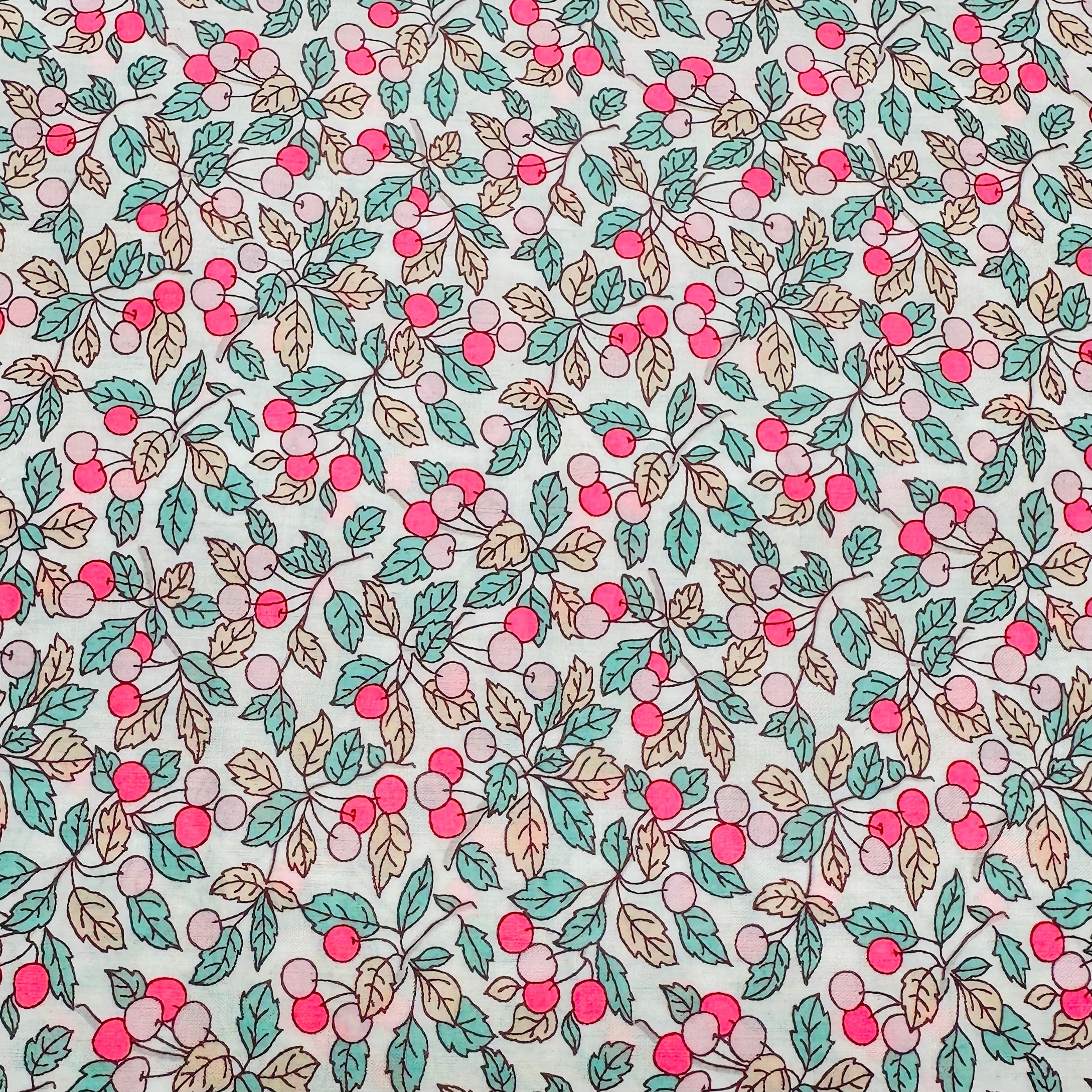 Liberty Tana Lawn 5125 B Colleen's Orchard - Premium Cotton Fabric for Quilting, Dressmaking & Home Decor