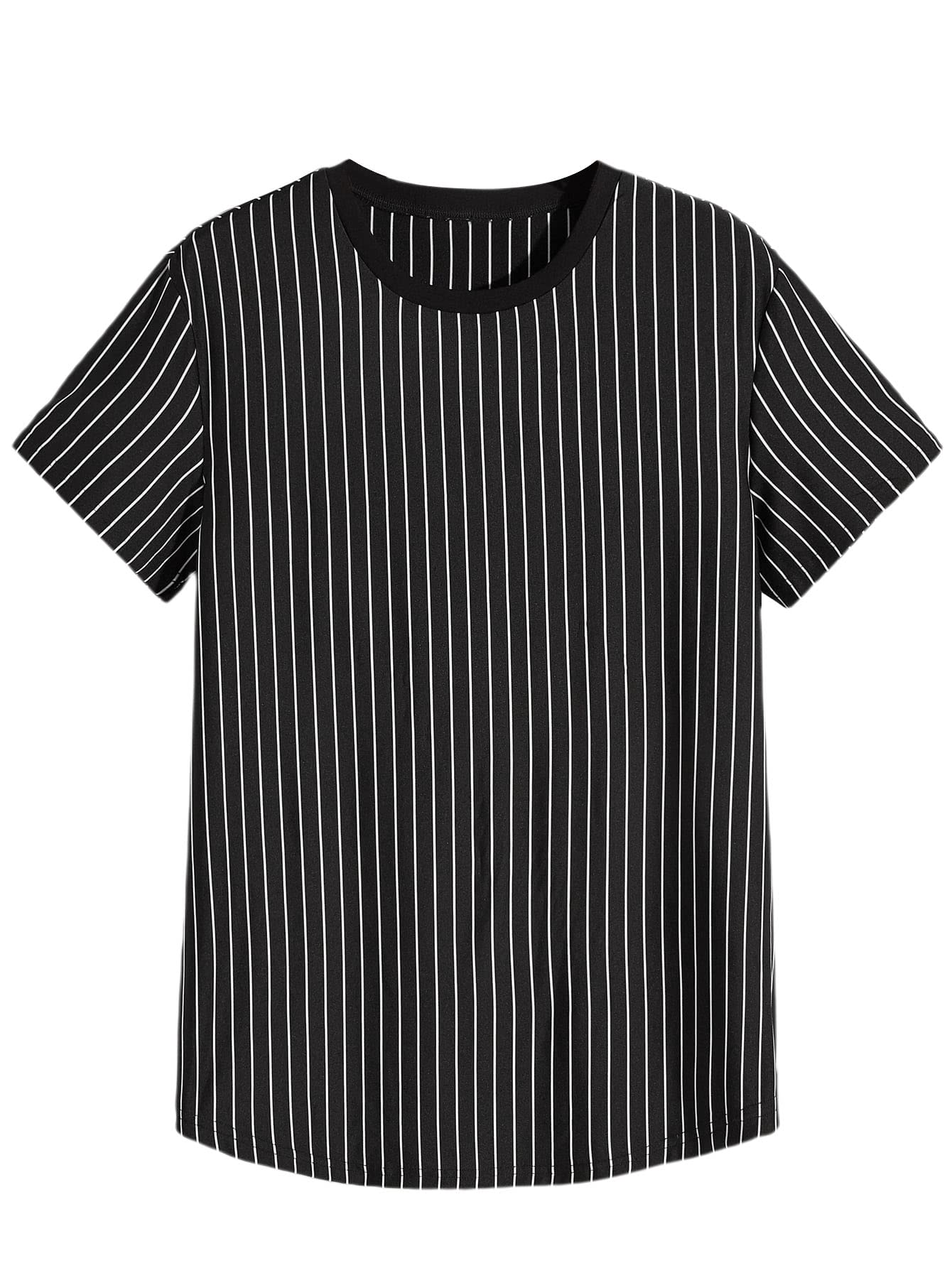 Stylish Men's Casual Graphic Striped Print Crewneck Short Sleeve T-Shirt - Comfortable Cotton Tee for Everyday Wear, Street Fashion & Summer Outfits