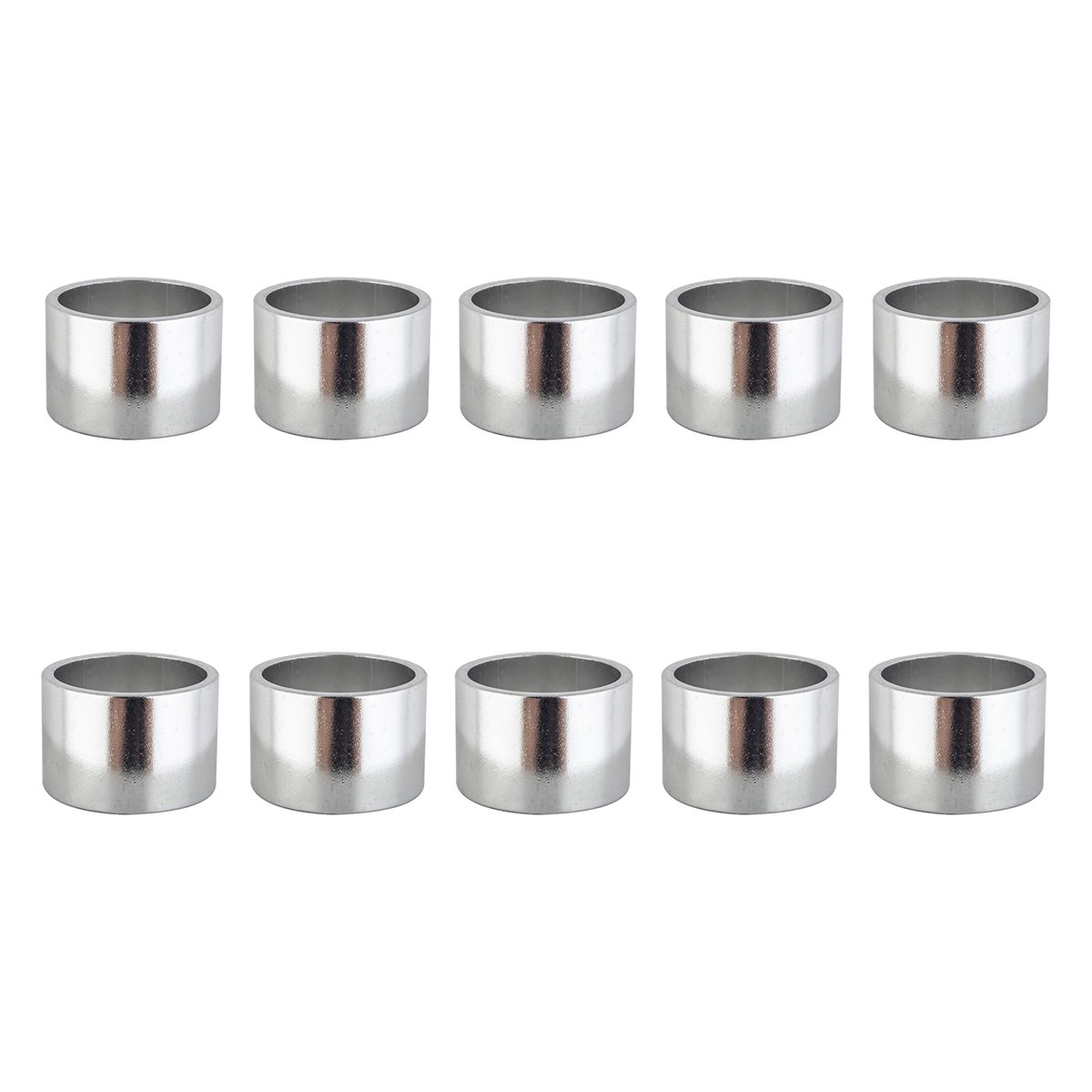 Origin8 Alloy Headset Spacers - 5mm & 10mm Bicycle Stem Spacers for MTB & Road Bikes - Lightweight Aluminum Head Tube Spacer Set for Bike Fork Adjustment & Handlebar Height Customization - Perfect for Cycling Enthusiasts & Bike Mechanics