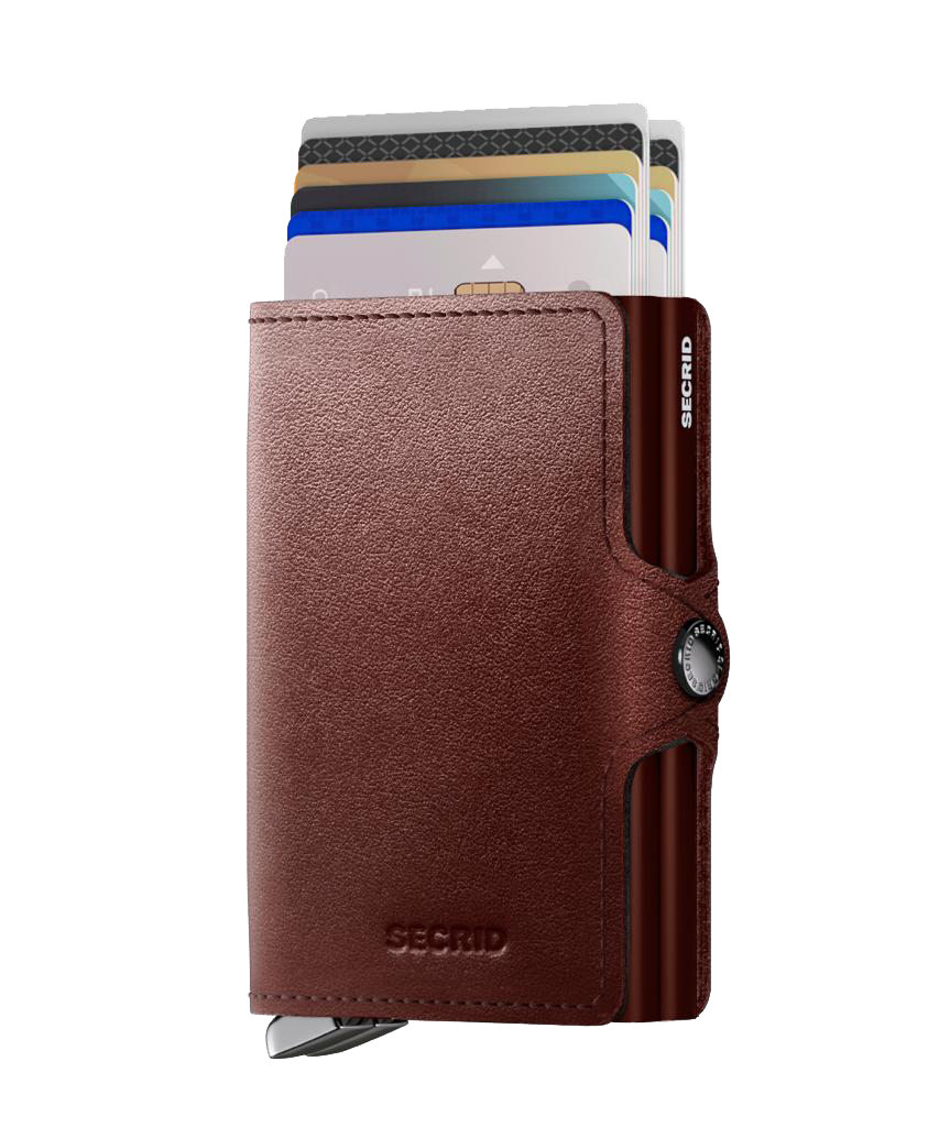 SECRID Premium Twinwallet Dusk - RFID Blocking Leather Wallet for Men & Women | Slim Bifold Credit Card Holder with Money Clip | Perfect for Travel, Business & Everyday Use