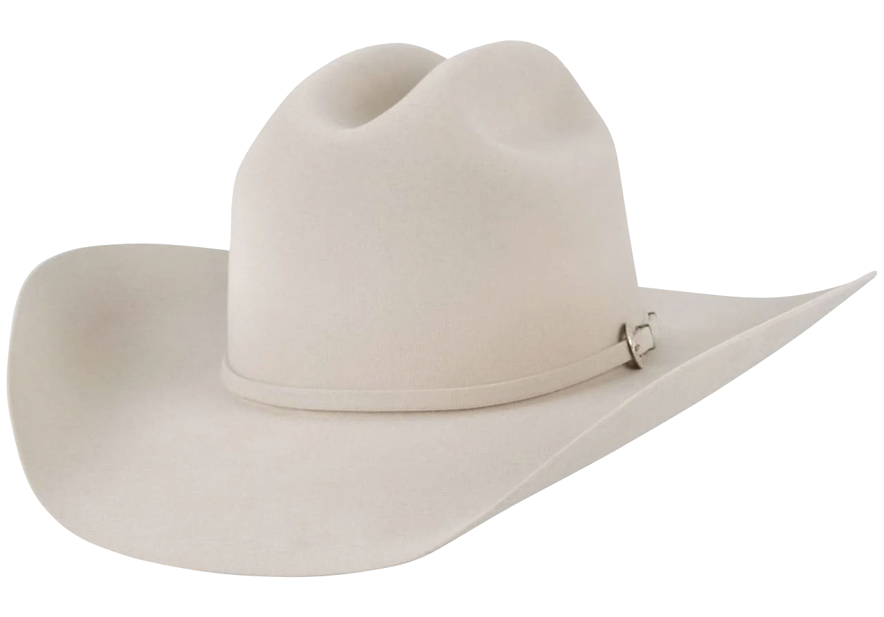 American Hat Co. 40X Silver Belly Felt Cowboy Hat for Men - Premium Western Rodeo Hat with Brim - Perfect for Country Music Festivals, Rodeos & Outdoor Events
