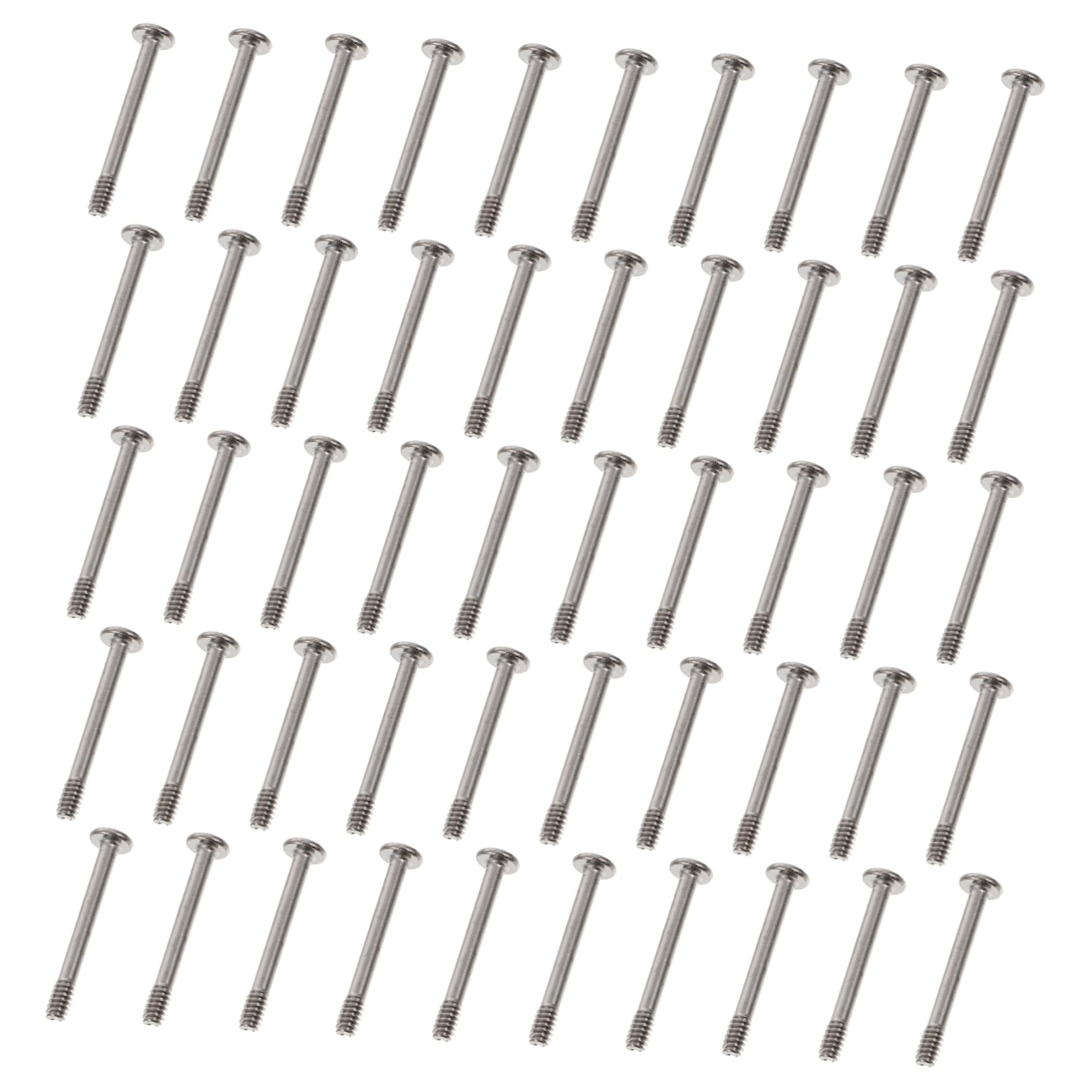 Jojofuny 100 Pcs Computer Case Cooling Fan Screws - 120mm RGB Metal Cooler Fan Accessories, Black Long Iron Screws for PC, Camera X7 & Ceiling Fans - Perfect for Gaming Rigs, Workstations & DIY PC Builds