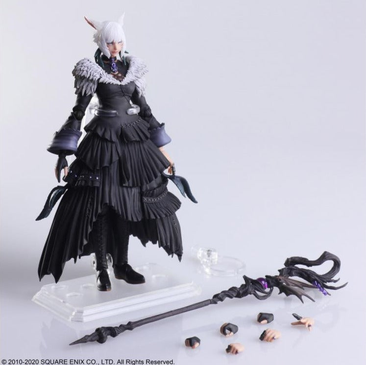 Bring Arts Final Fantasy XIV Y'shtola Action Figure - Square Enix Collectible Anime Figure for Display & Gaming Room Decor - Perfect for FFXIV Fans & Anime Collectors